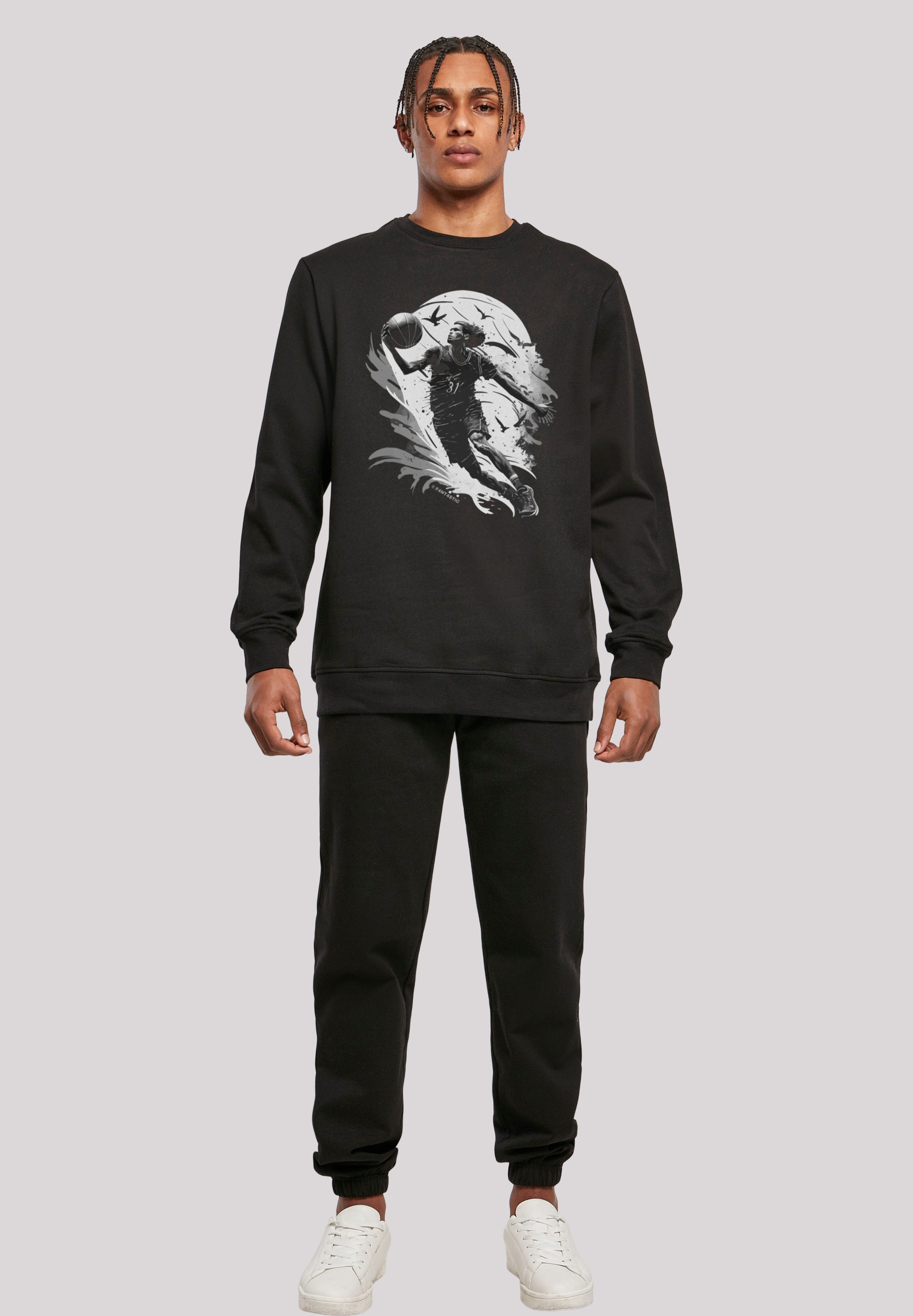 F4NT4STIC Kapuzenpullover »Basketball Spieler«, Print