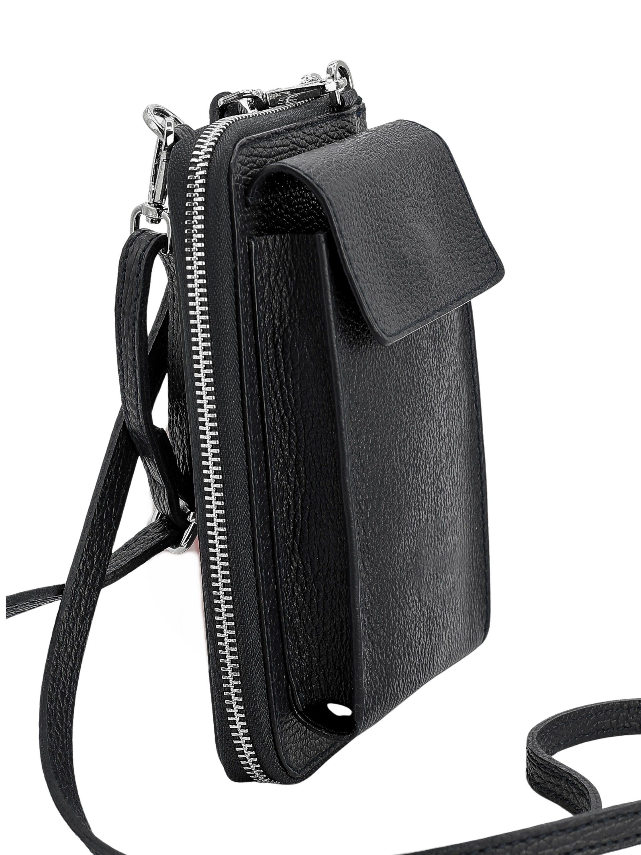 COLLEZIONE ALESSANDRO Umhängetasche »Event« Echt Leder Handy Geldbörse zum Umhängen