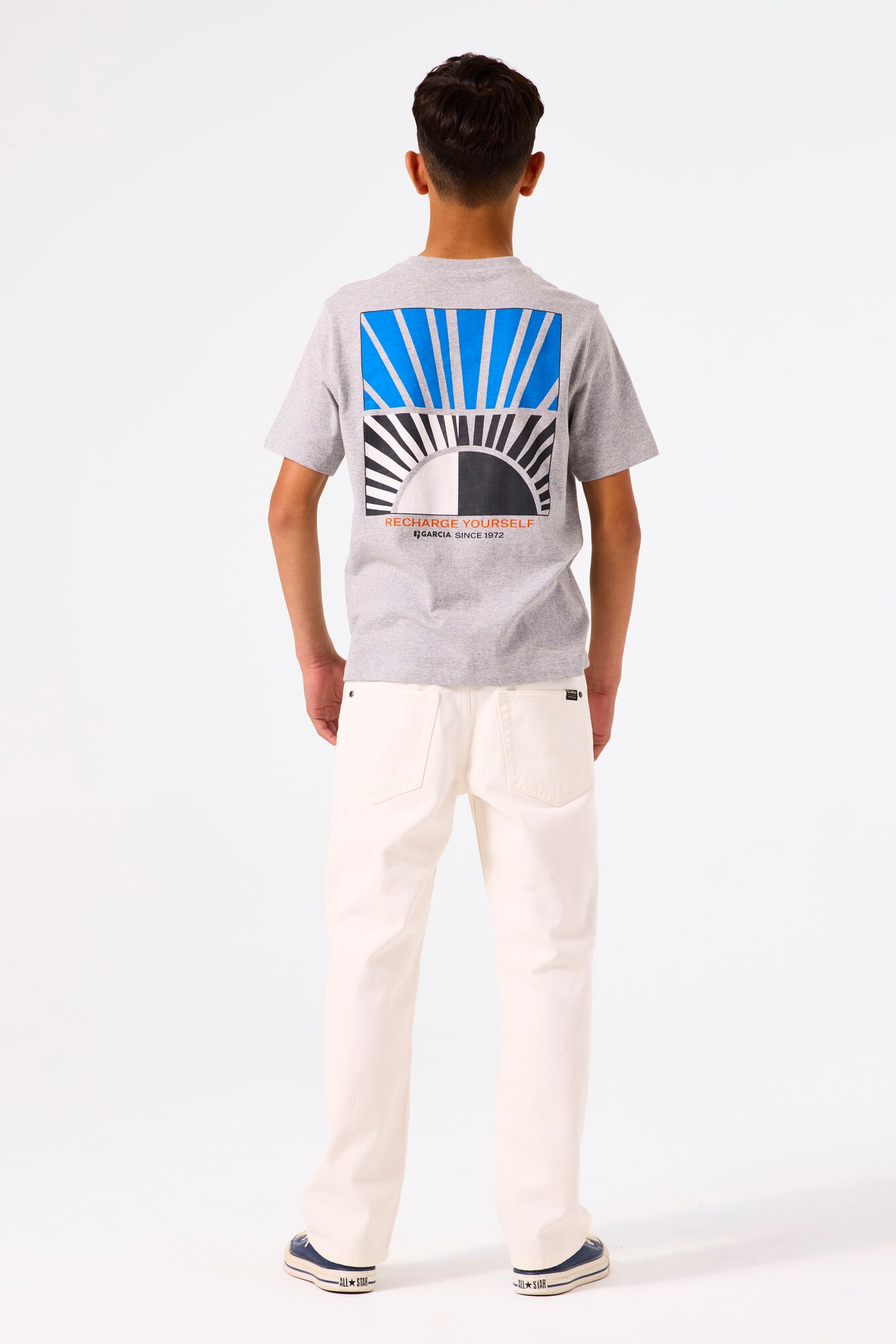 Garcia T-Shirt, mit Front- und Backprint for BOYS