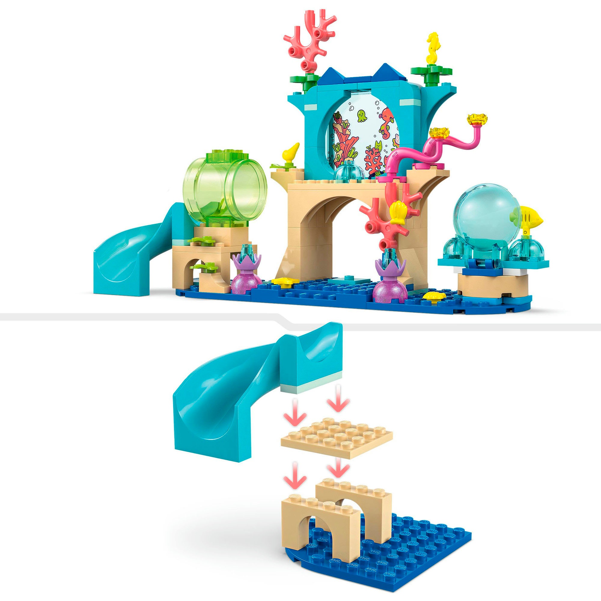 LEGO® Konstruktionsspielsteine »Meerjungfrau Gabbys Aquarium Abenteuer (11204), LEGO Gabby's Dollhouse«, (103 St.), Made in Europe