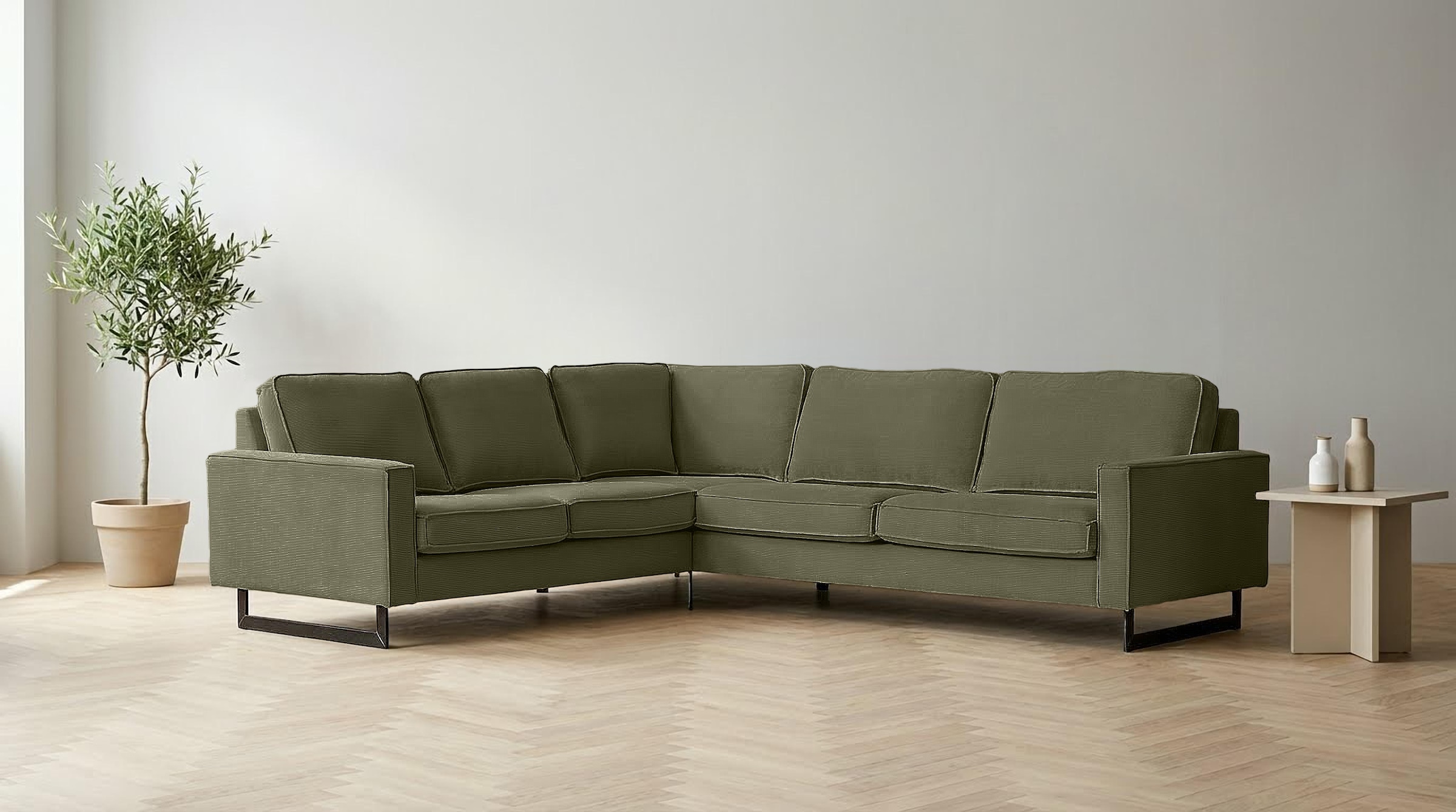 Home affaire Ecksofa "Pinto, XXL, 250/290 cm, langer Schenkel, Ottomane" Co günstig online kaufen