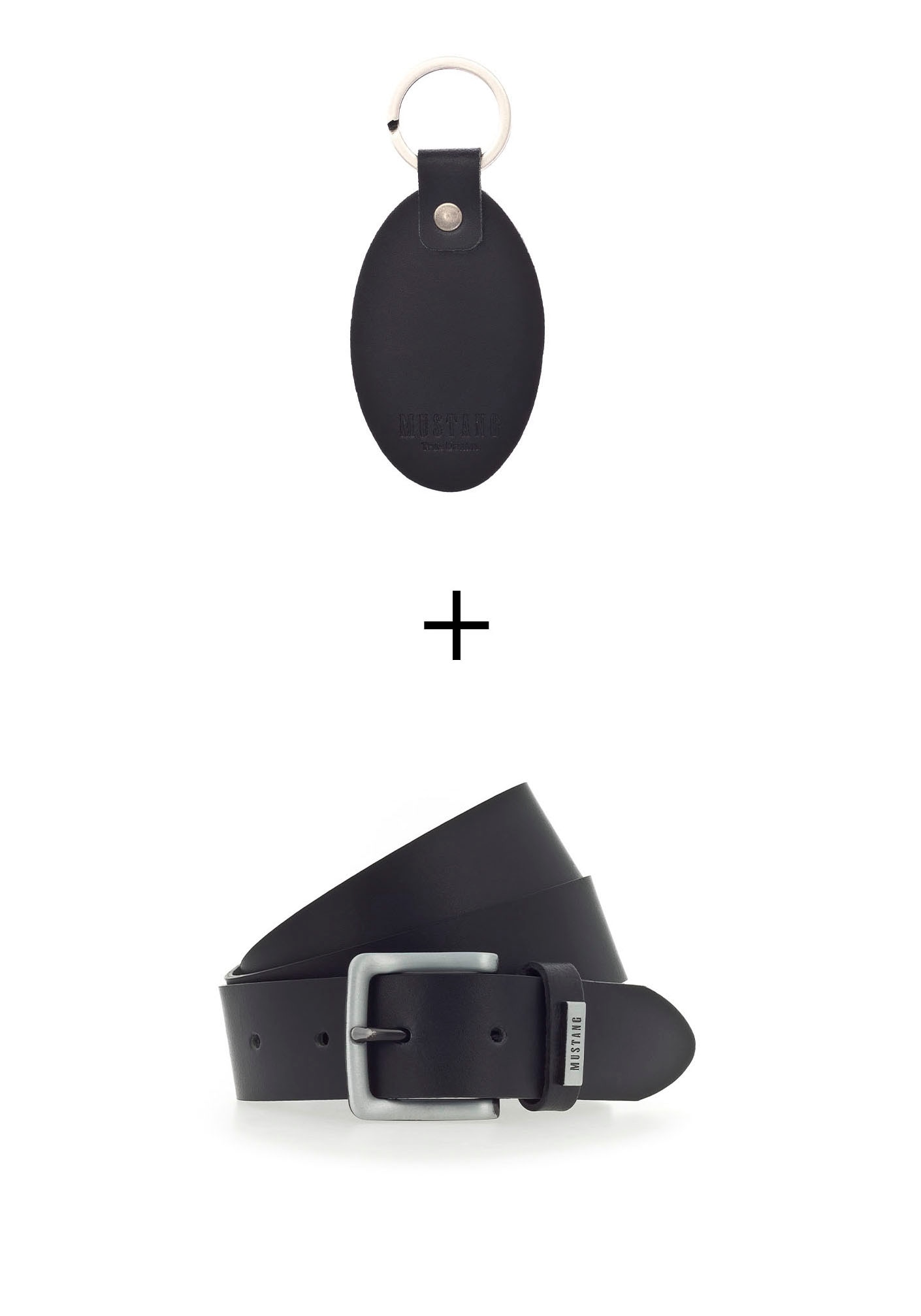 MUSTANG Ledergürtel Set, 2 Stk. 2tlg. Set günstig online kaufen