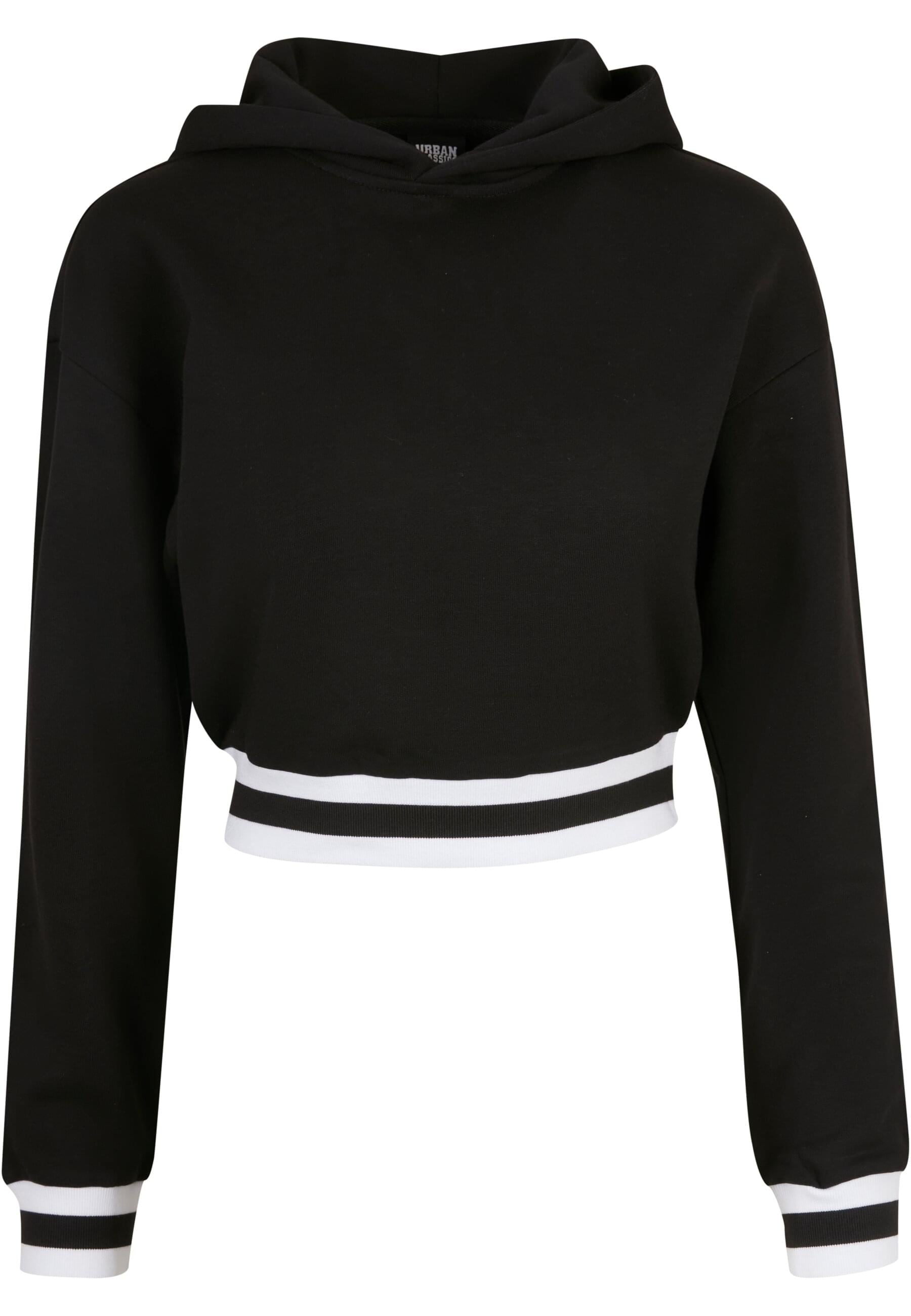 URBAN CLASSICS Kapuzenpullover "Urban Classics Damen Ladies Short College H günstig online kaufen