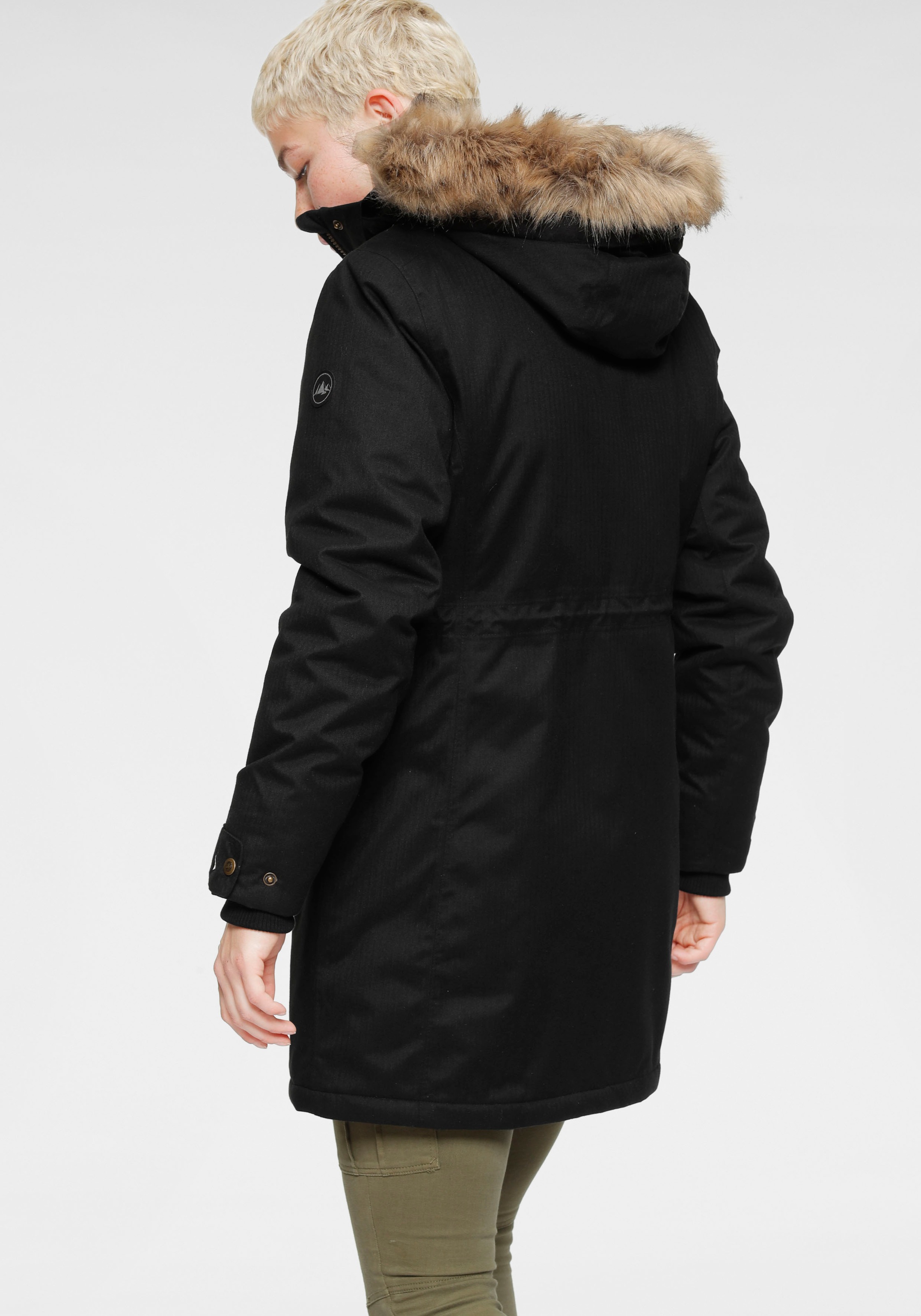 Polarino Funktionsparka mit Kapuze Atmungsaktiv, winddicht und wasserdicht. günstig online kaufen