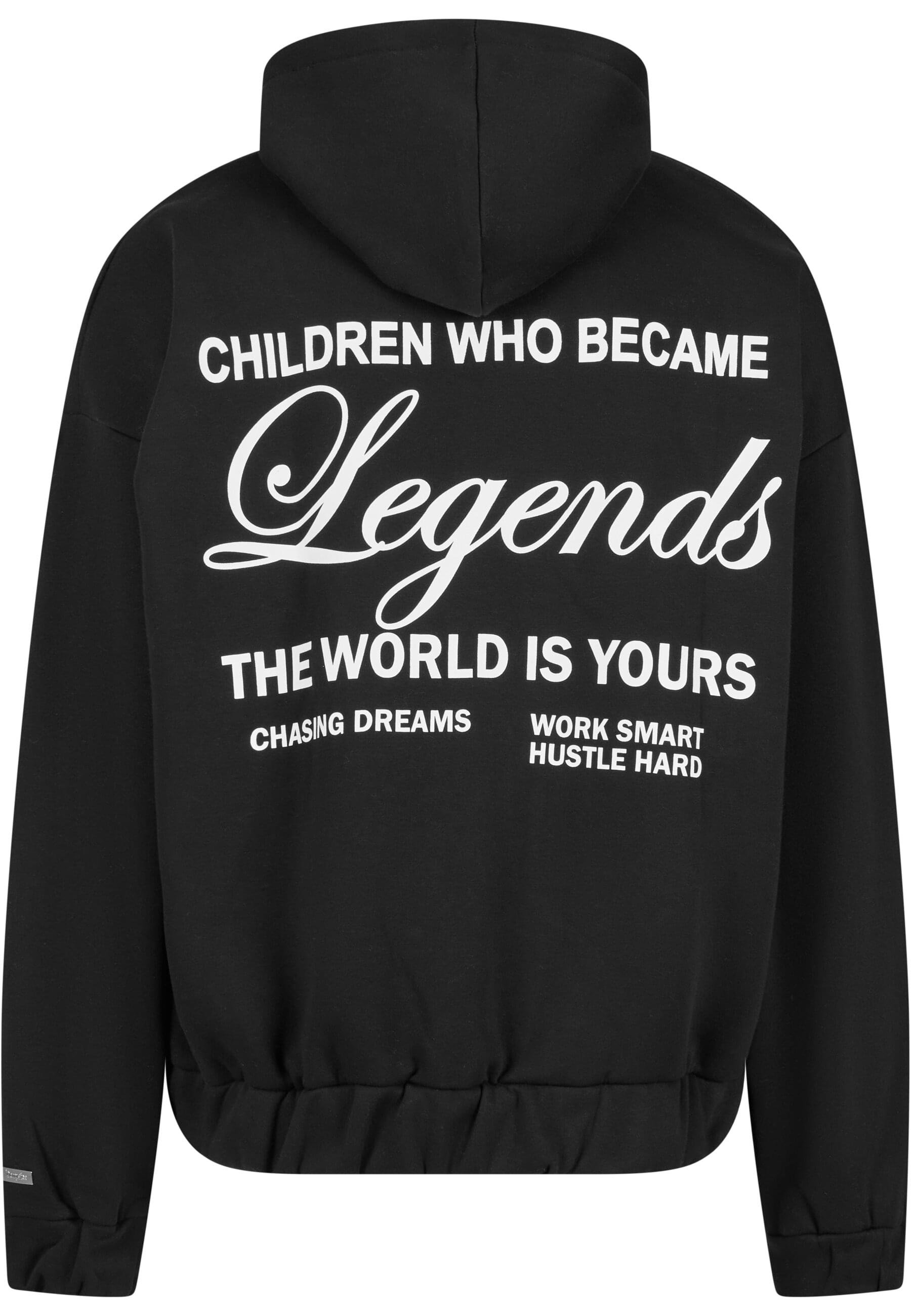Dropsize Sweatjacke »Dropsize Herren Heavy Oversize Legends Zip Hoodie«