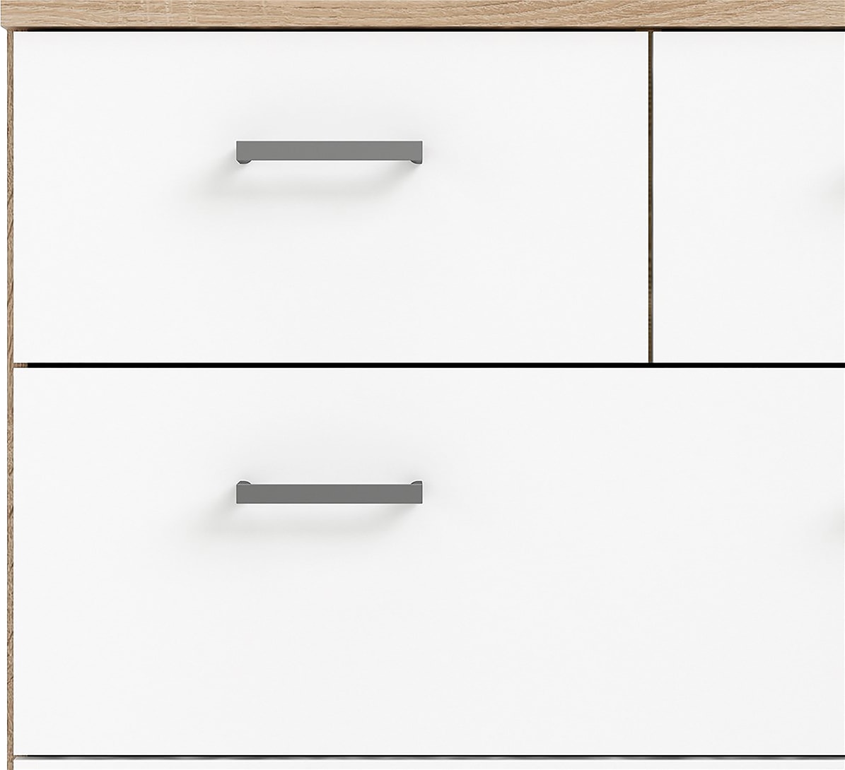 INOSIGN Kommode »Space Aufbewahrung, Schubladenschrank, Stauraum«, 8 Schubladen, viel Stauruam, Breite 147 cm, Höhe 66,7 cm