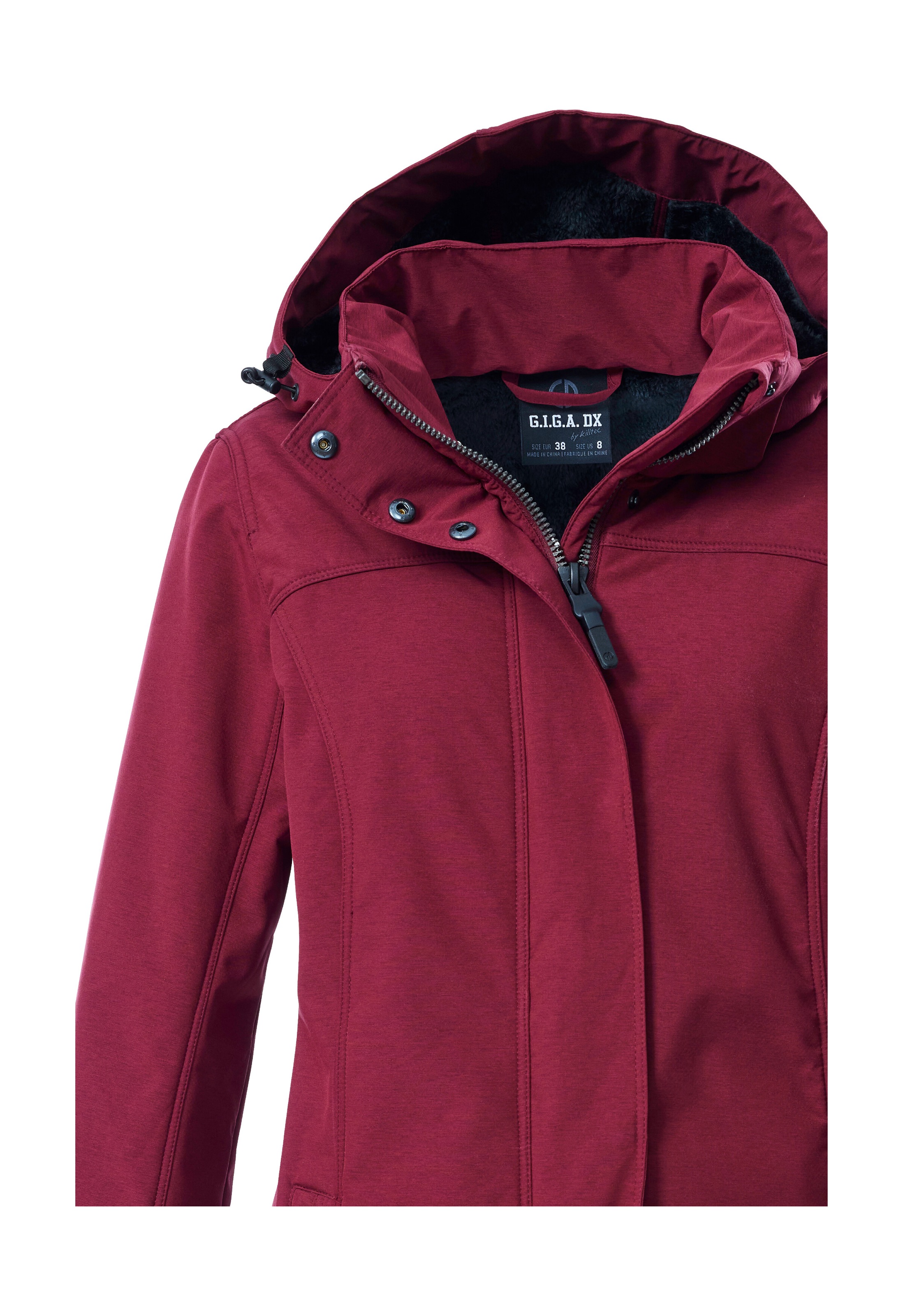 Thumbnail - G.I.G.A. DX by killtec Softshellparka "GW 36 WMN SFTSHLL PRK" Softshellparka: wasserdicht, Teddyfell, 2-Wege-Reißverschl...