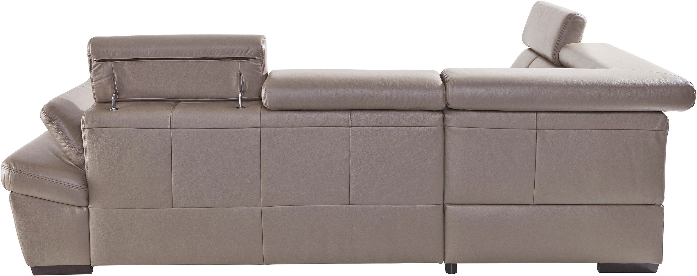 exxpo - sofa fashion Ecksofa »Salerno, klassisch modernes Funktionssofa, hoher Sitzkomfort, L-Form«, inkl. Kopf- und Armteilverstellung, wahlweise mit Bettfunktion