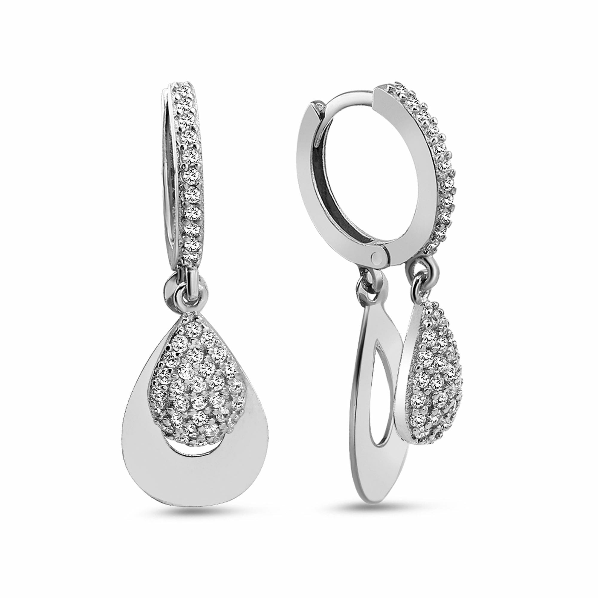 Paar Ohrhänger »925/- Sterling Silber Eleganz Ohrring«