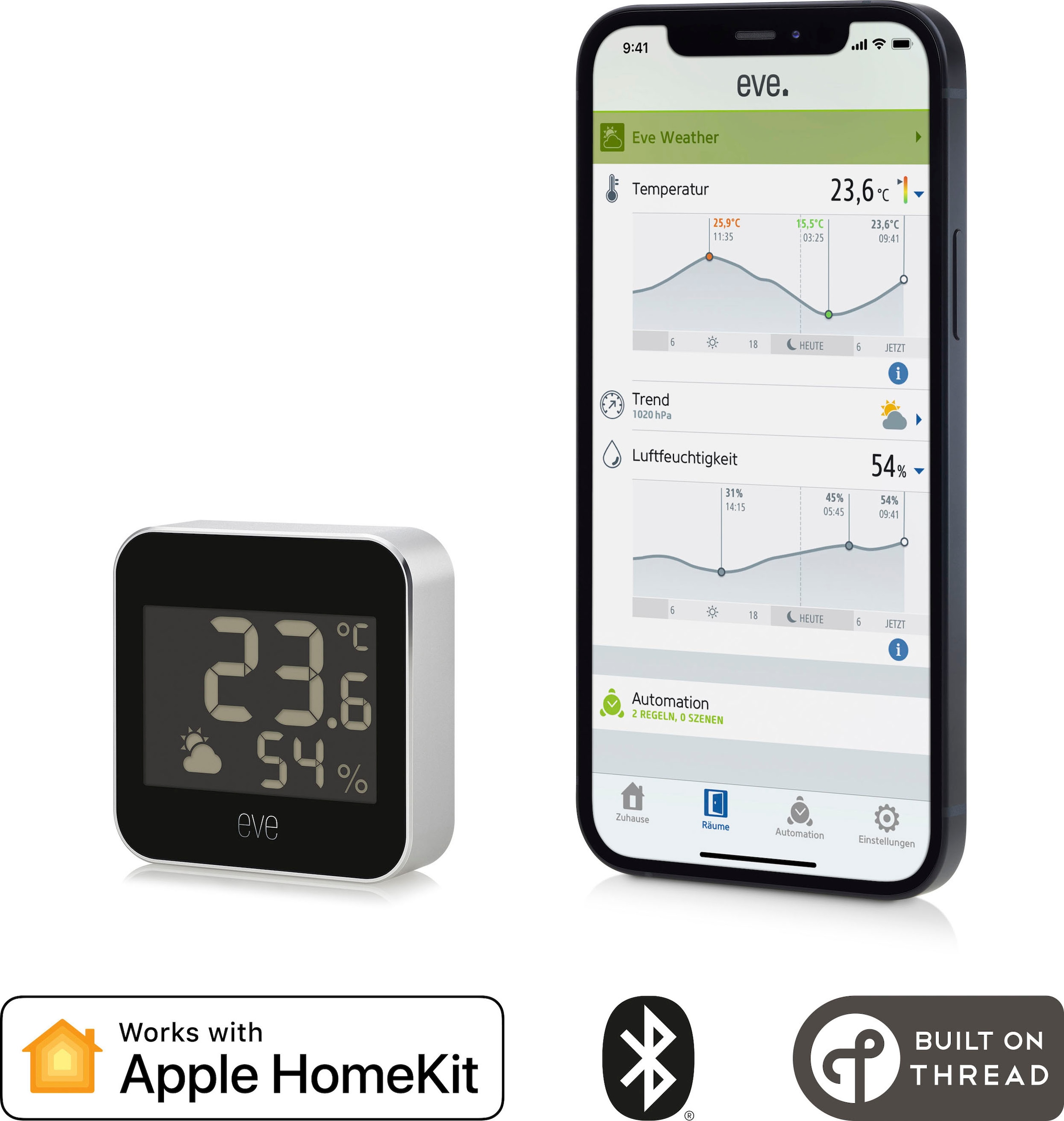 EVE Sensor »Weather (HomeKit)«, (1 St.)