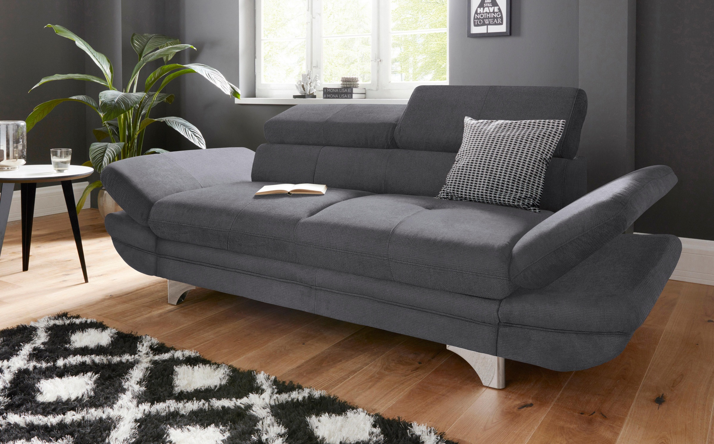 COTTA 2-Sitzer "Enterprise", Big-Sofa, mit Armteilverstellung & Kopfteilver günstig online kaufen