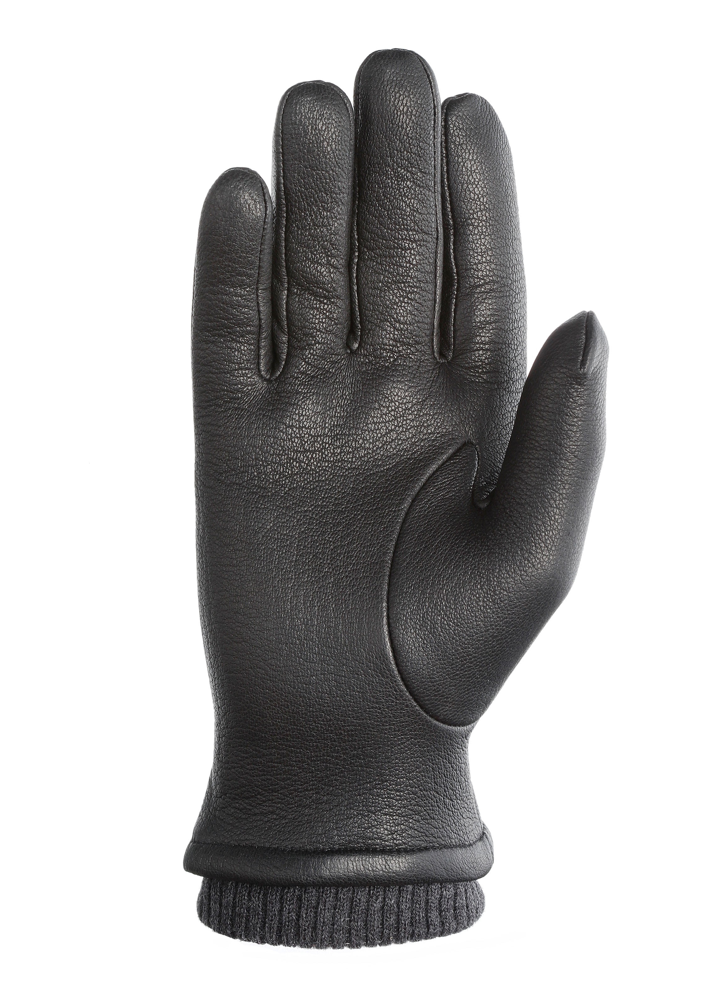 Thumbnail - PEARLWOOD Lederhandschuhe "SOHO" Strickbündchen, Temperaturregulierend, gefüttert