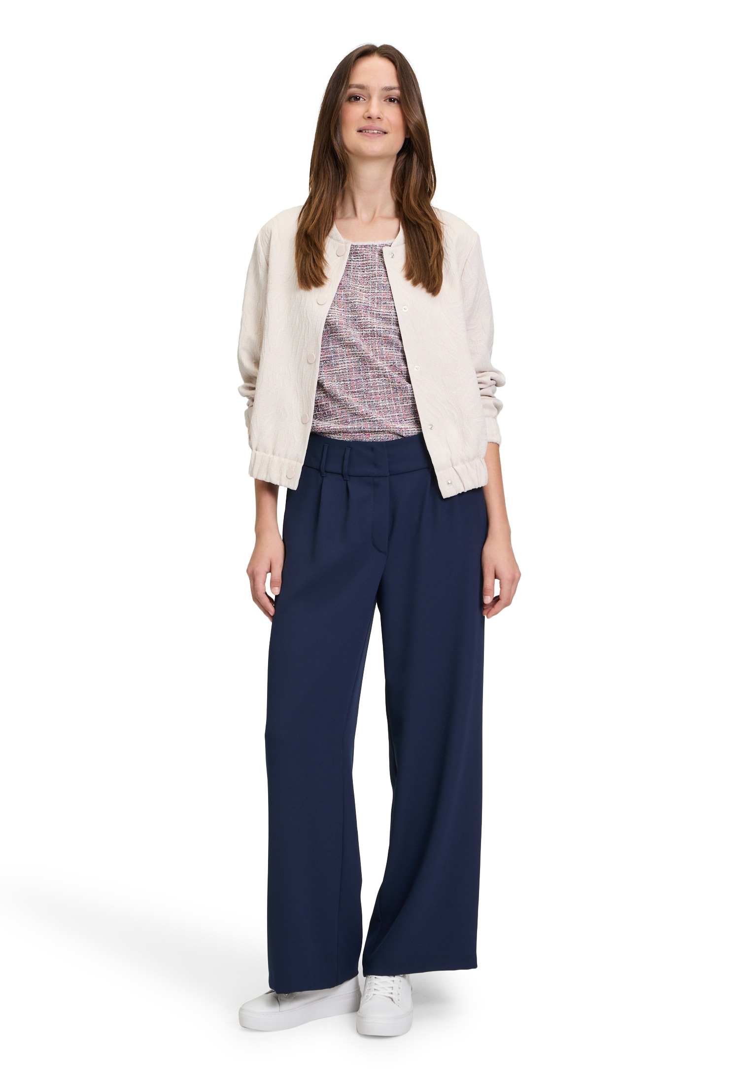 Betty&Co Jackenblazer »Betty & Co Blouson mit Jacquard«, Material