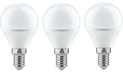 LED-Leuchtmittel »Tropfen 4W E14 230V Warmweiß 3er-Pack«, 3 St., Warmweiß