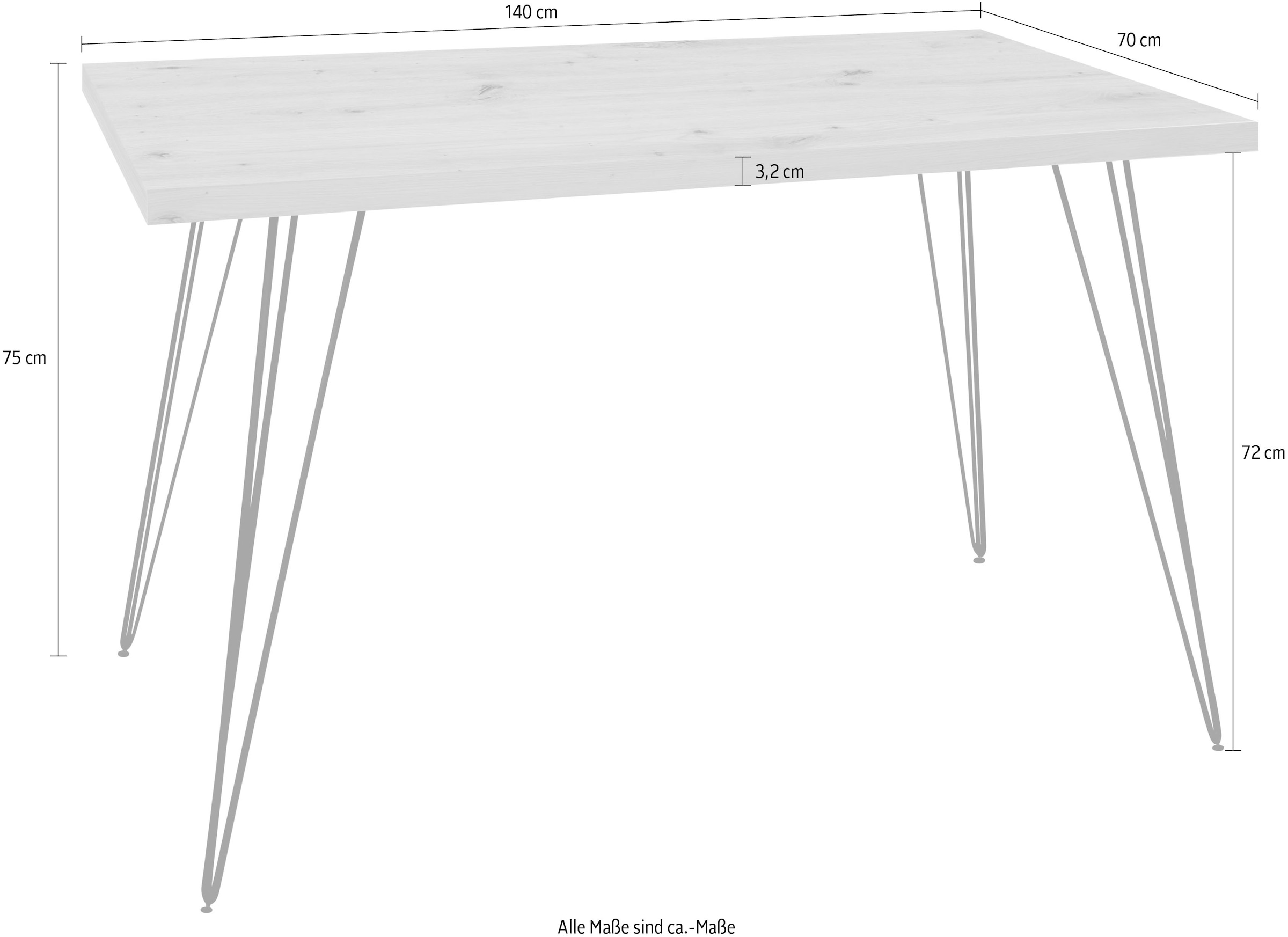 Mäusbacher Schreibtisch "Big System Office", Breite 140 cm günstig online kaufen