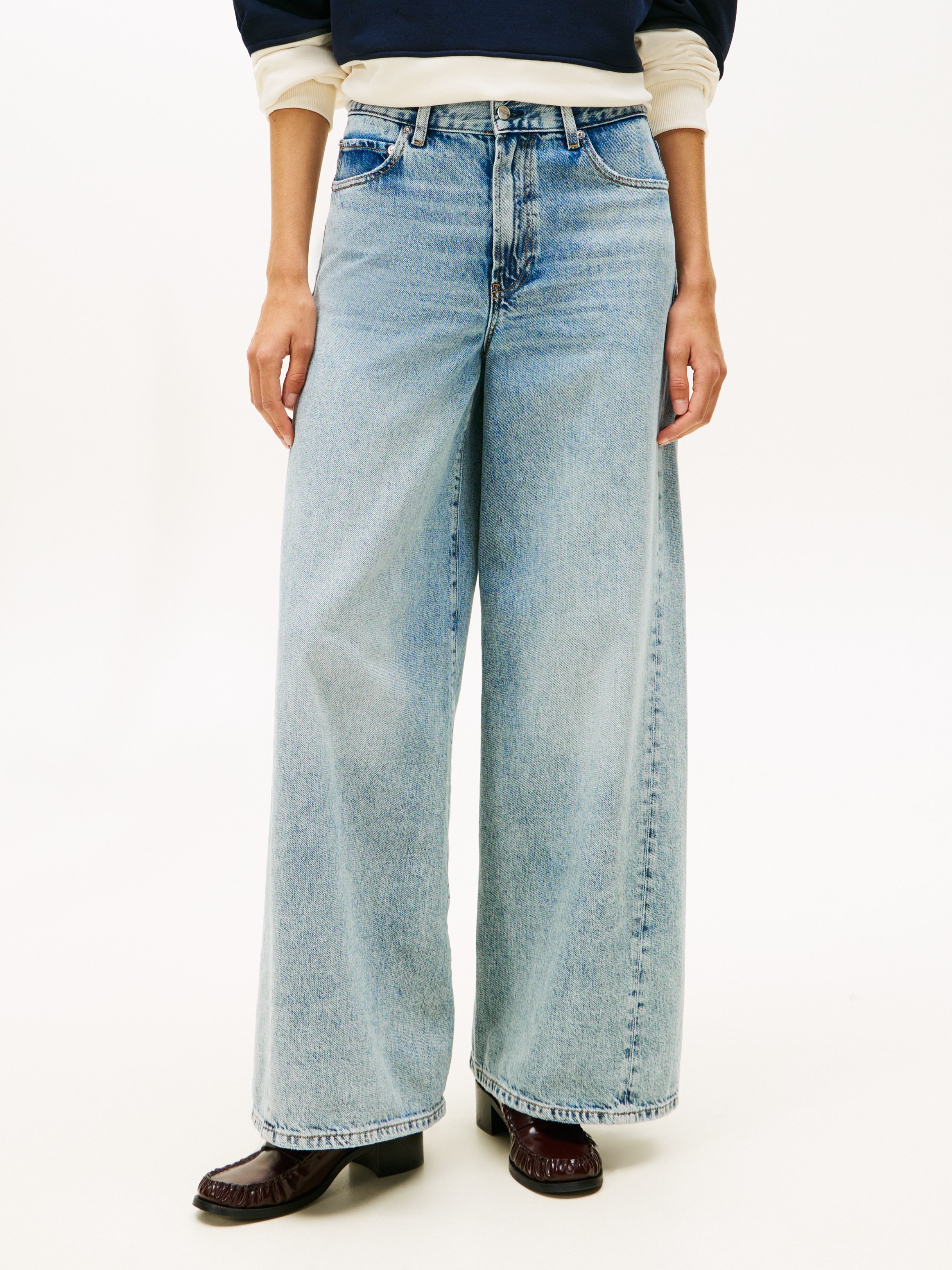 Tommy Hilfiger High-waist-Jeans "DNM 70s WIDE LEG HW" günstig online kaufen
