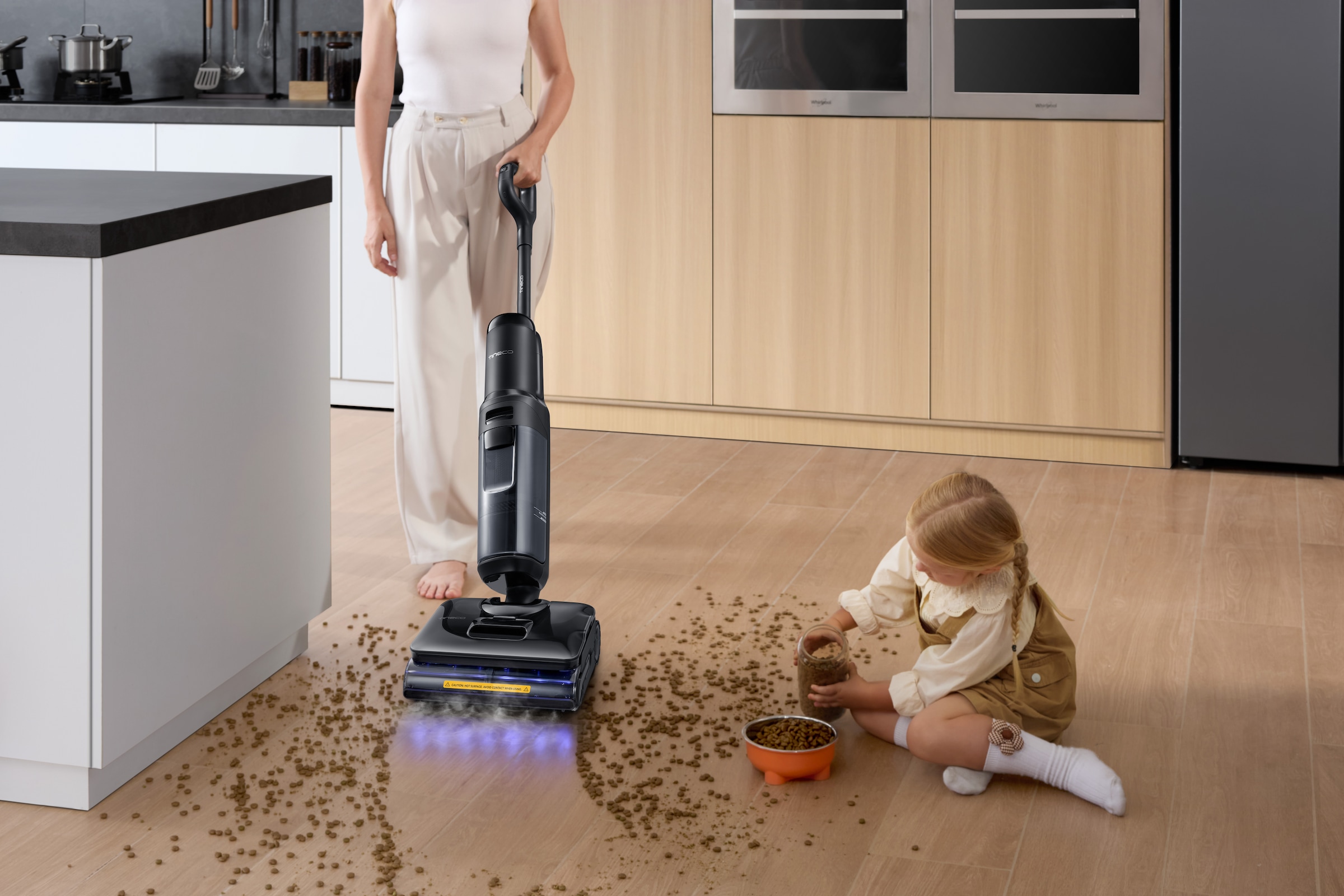 Tineco Nass-Trocken-Sauger »FLOOR ONE S7 Stretch Steam Plus« mit 160°C Dampfreinigung, Selbstantrieb, 80 Minuten