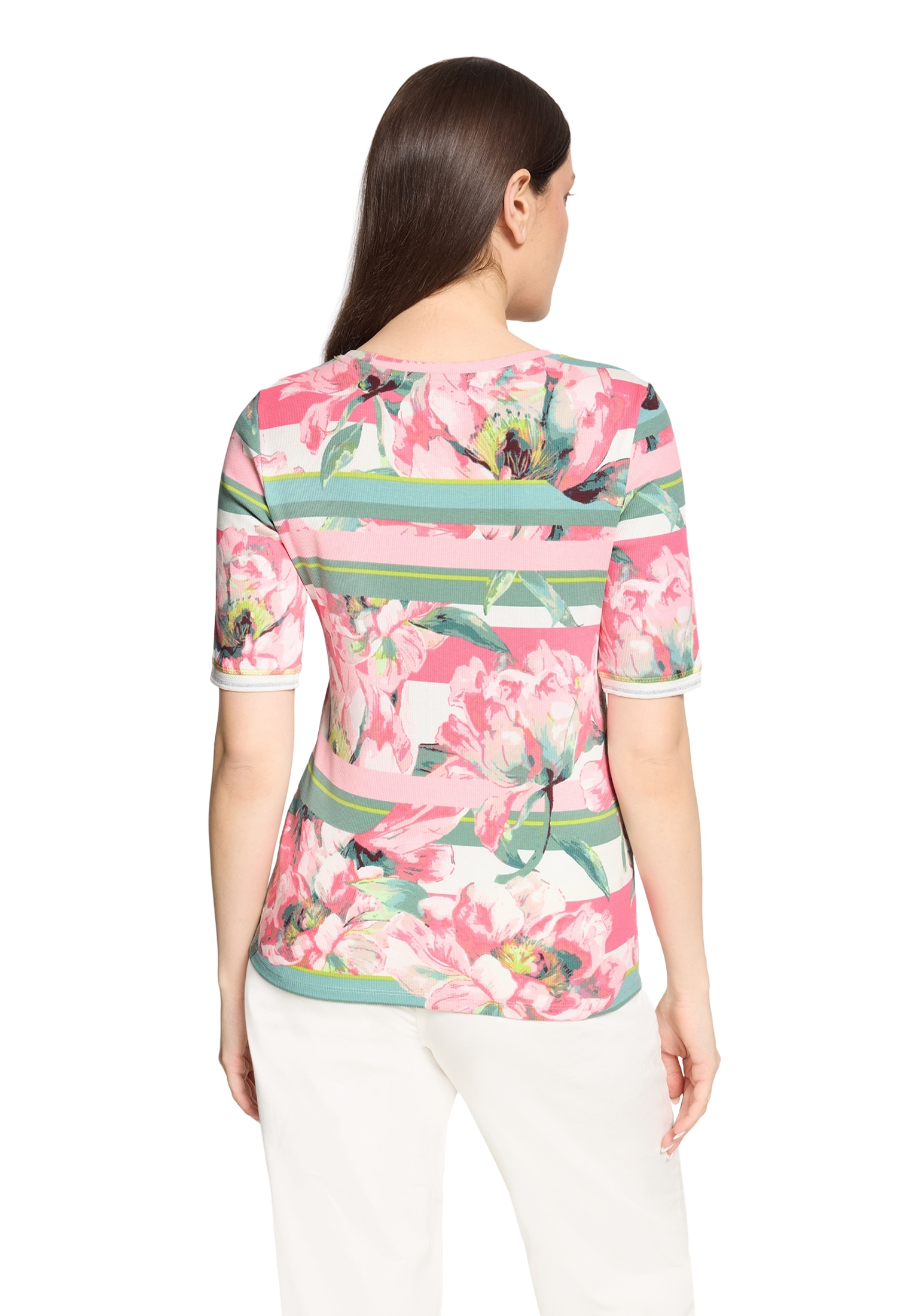 Betty Barclay Kurzarmshirt »Damen mit Rippenstruktur« 1 Stk.