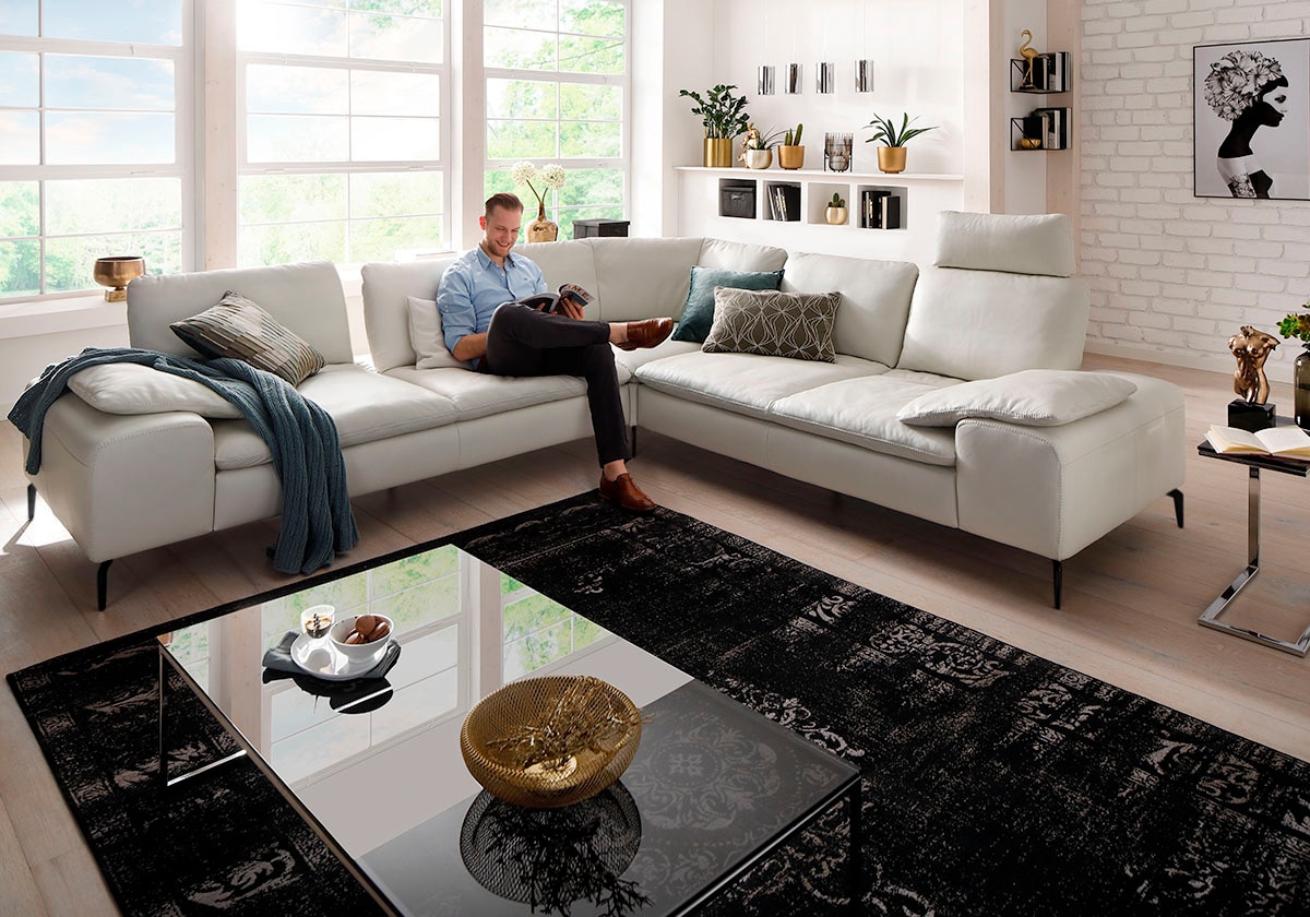 W.SCHILLIG Ecksofa »valentinoo, Designsofa, elegant und bequem, L-Form«, (Set), mit Sitztiefenverstellung, Breite 318 cm