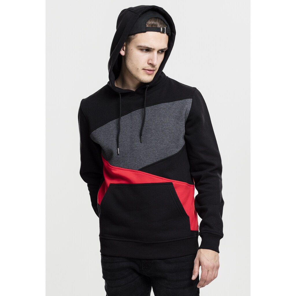 URBAN CLASSICS Sweatshirt »Urban Classics Herren Zig Zag Hoody«, (1 tlg.)