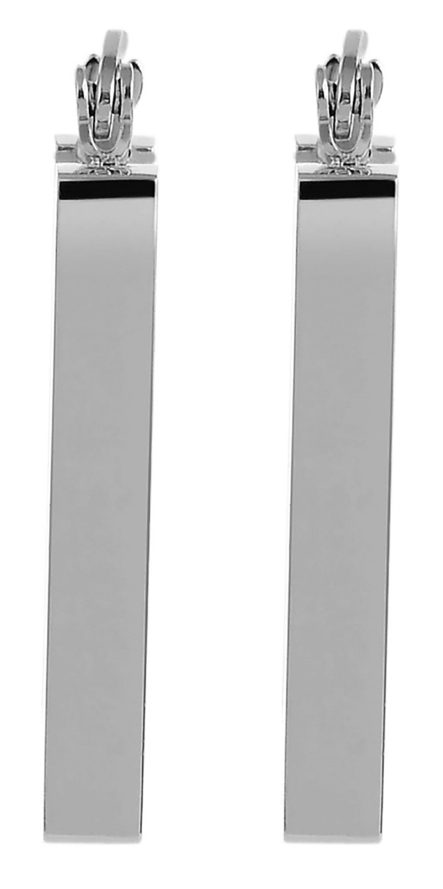 Paar Creolen ADELIA´S "Damen Creolen aus poliertem Edelstahl", silber, Ohrringe, Damen, Damen, Edelstahl 4