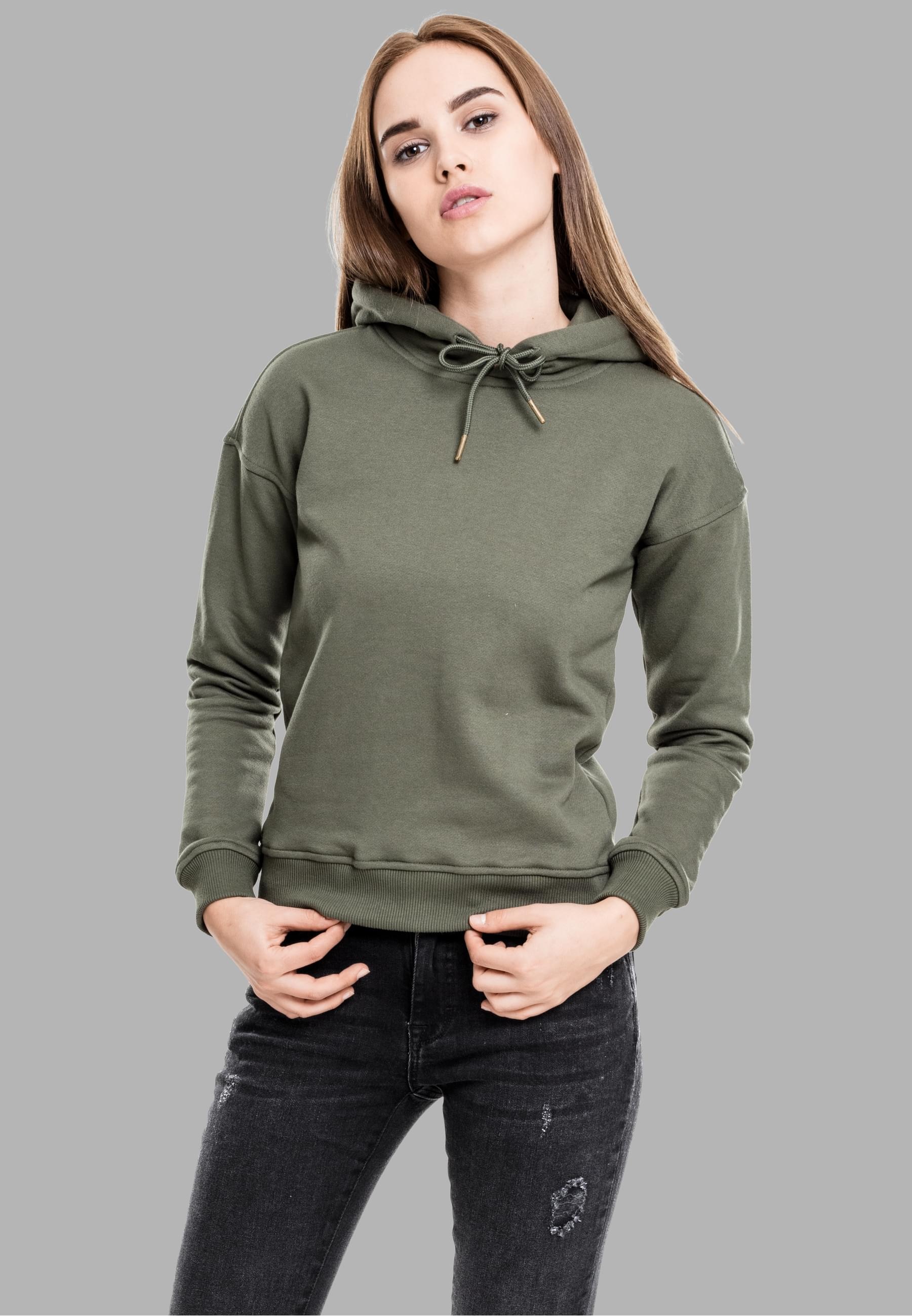 URBAN CLASSICS Kapuzenpullover »Urban Classics Damen Ladies Hoody«, (1 tlg.)