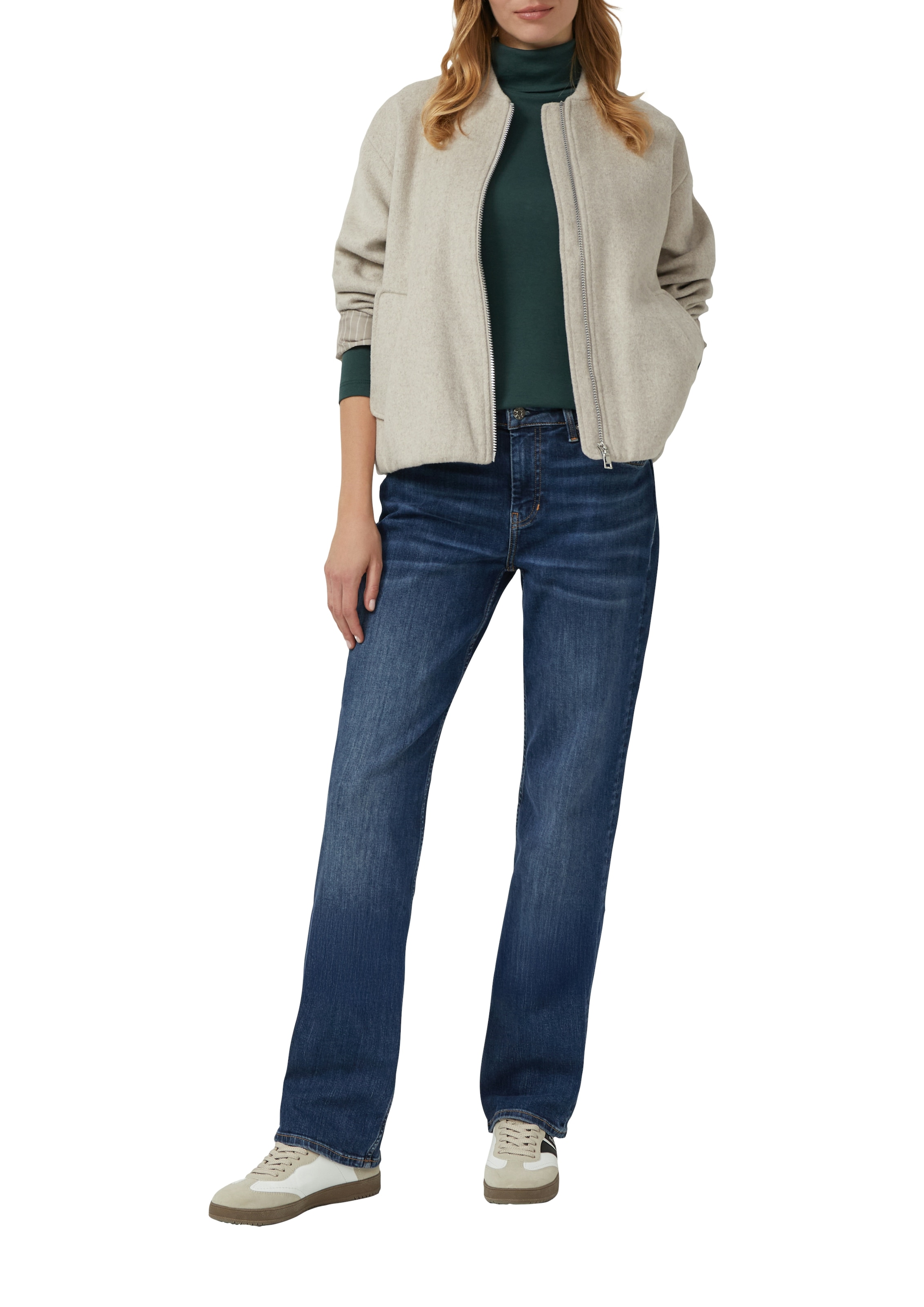 s.Oliver Rollkragenshirt, im Slim Fit, Langarm