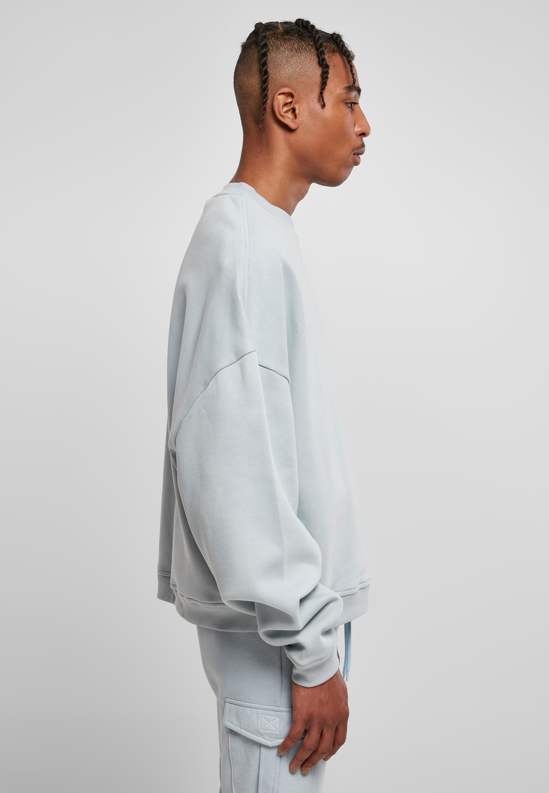URBAN CLASSICS Rundhalspullover »Urban Classics Herren 80's Crewneck«, (1 tlg.)