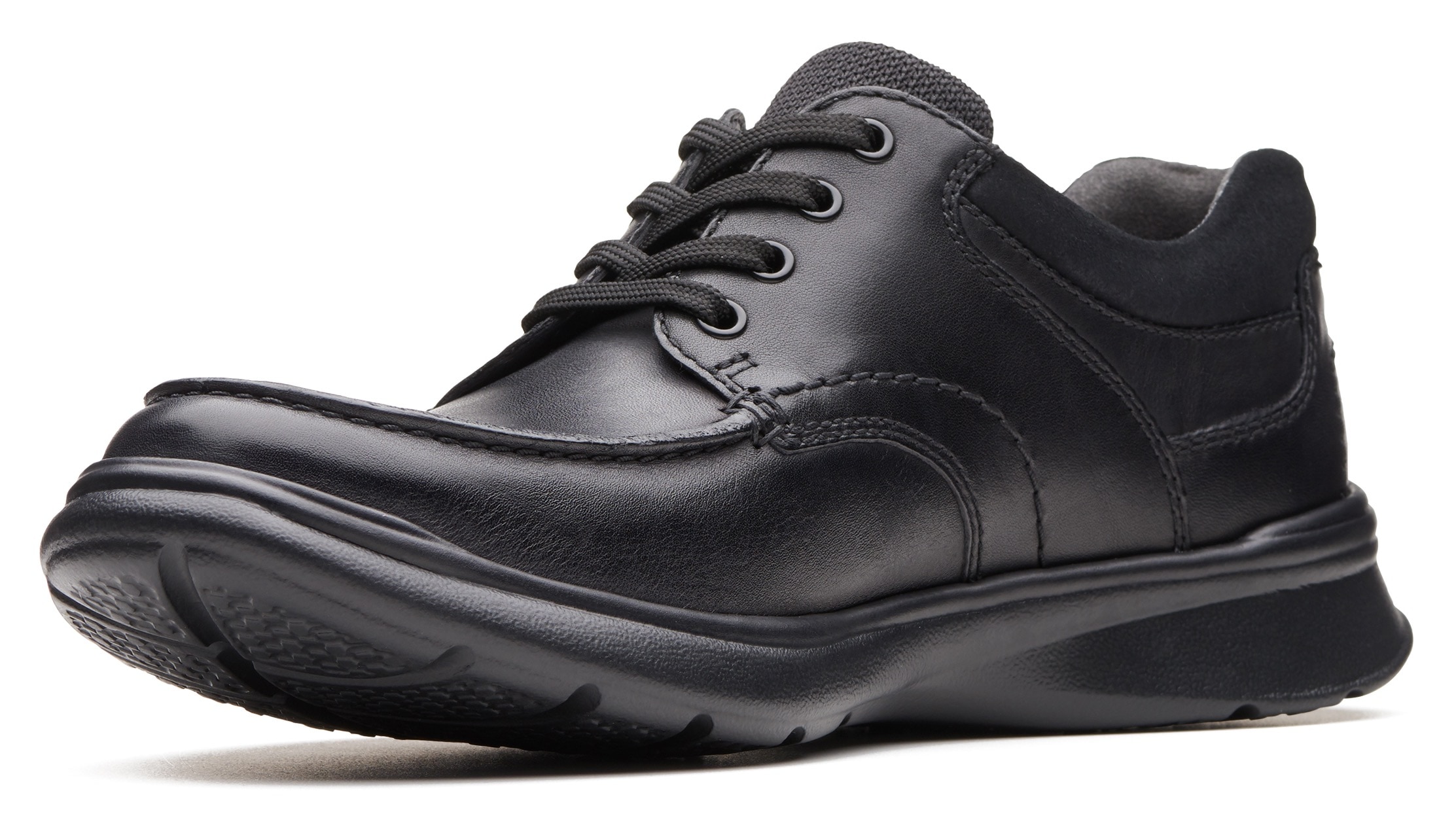 Clarks Schnürschuh »Cotrell Edge«, Komfortschuh, Halbschuh mit gepolstertem Schaftrand
