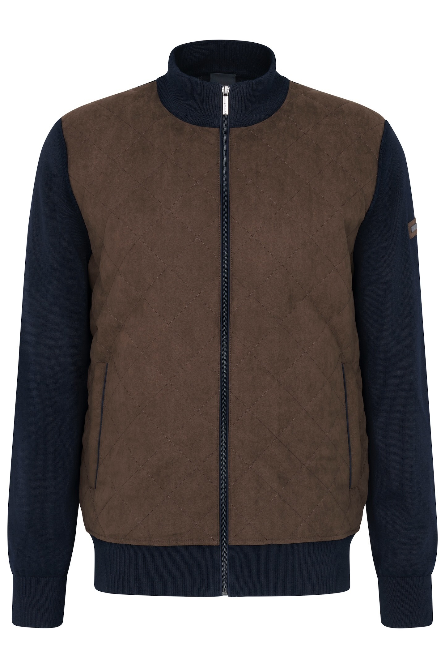 bugatti Strickjacke, aus 100 % Baumwolle