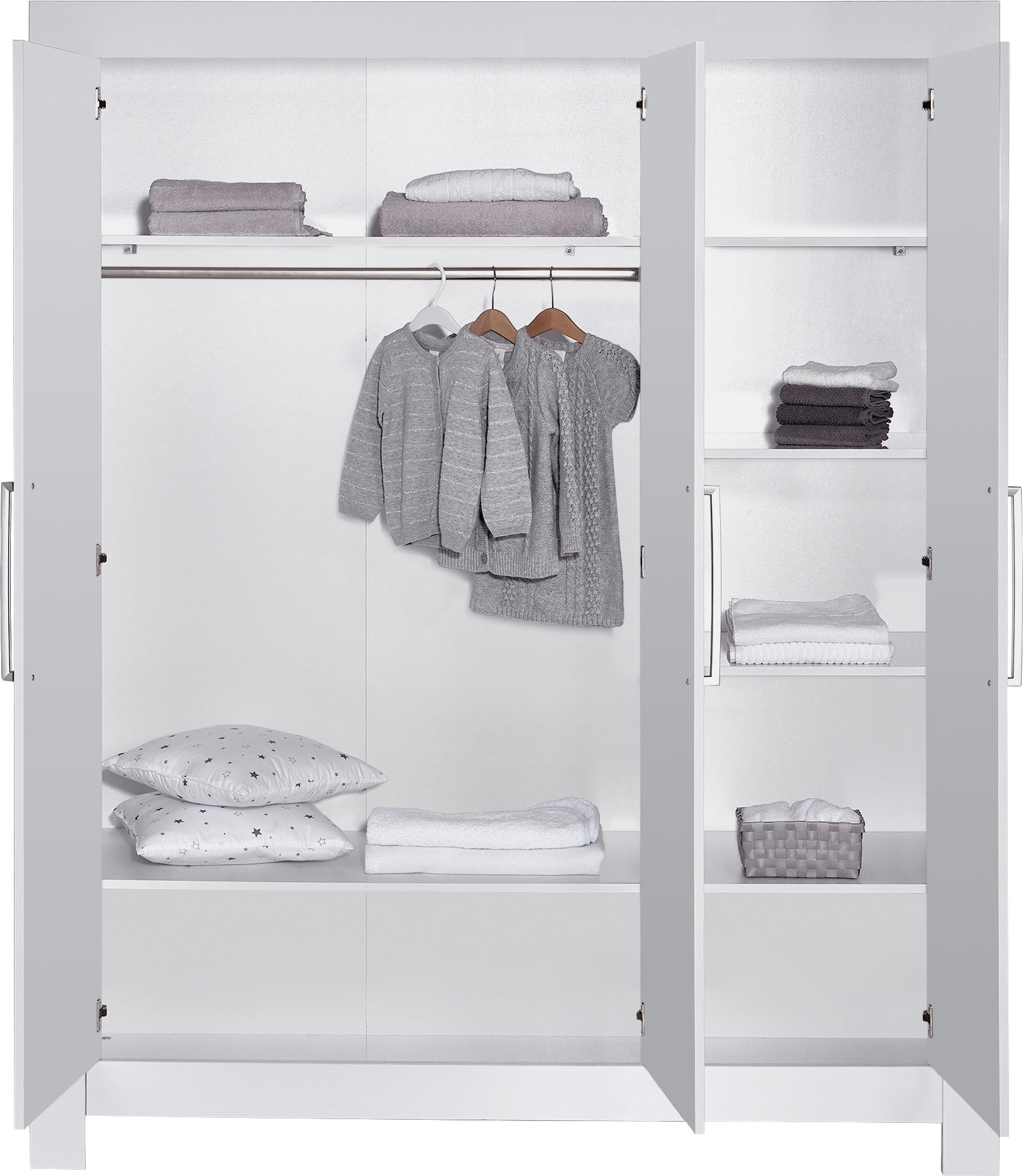 Schardt Kleiderschrank »Nordic White, Kinderkleiderschrank«, Made in Germany