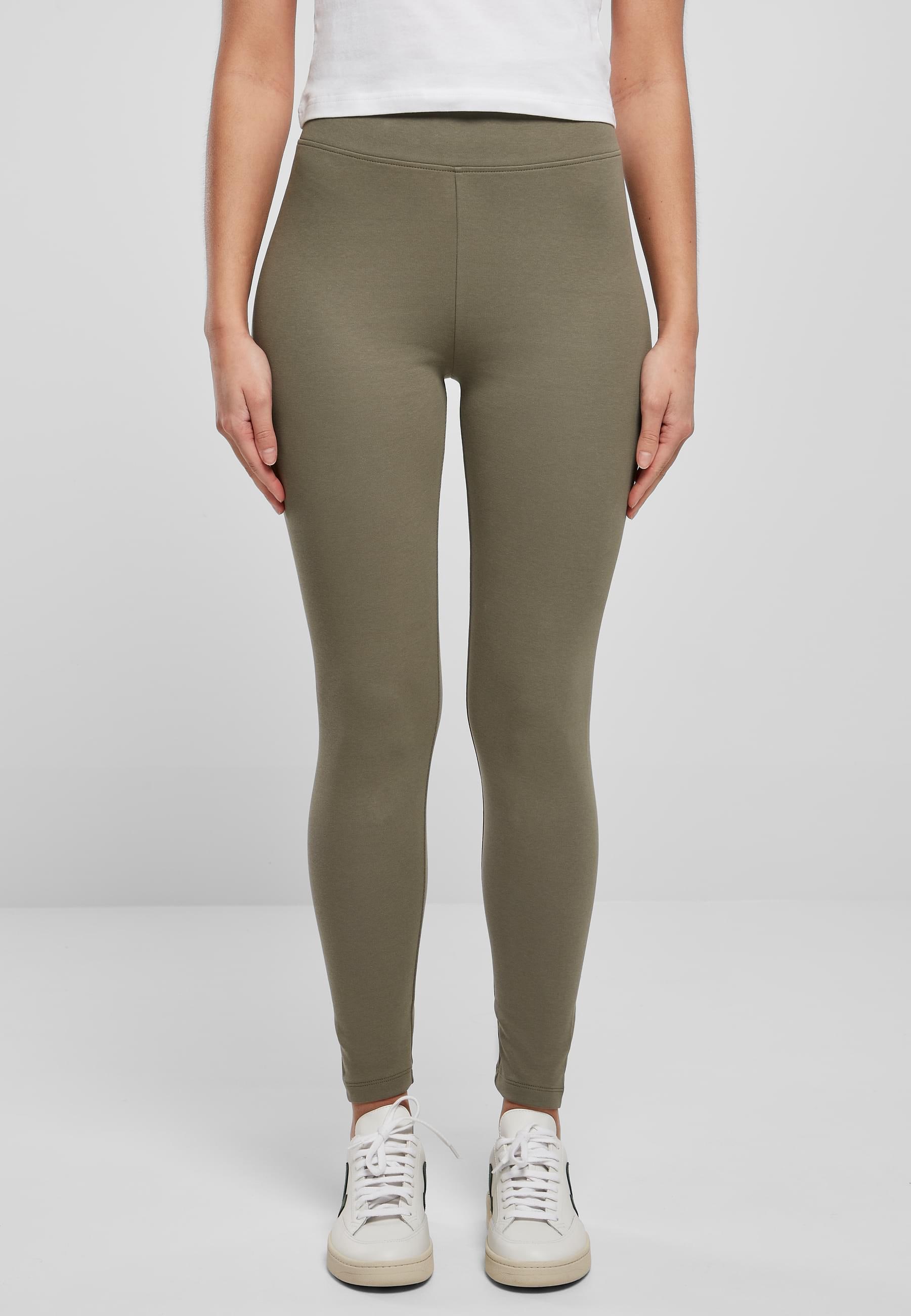 URBAN CLASSICS Leggings »Urban Classics Damen Ladies High Waist Jersey Leggings«, (1 tlg.)