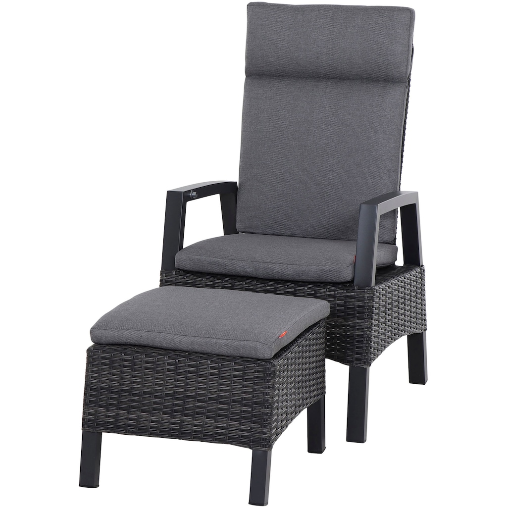 Siena Garden Gartenlounge-Sessel »Taranto«, (Set, 4 St.)