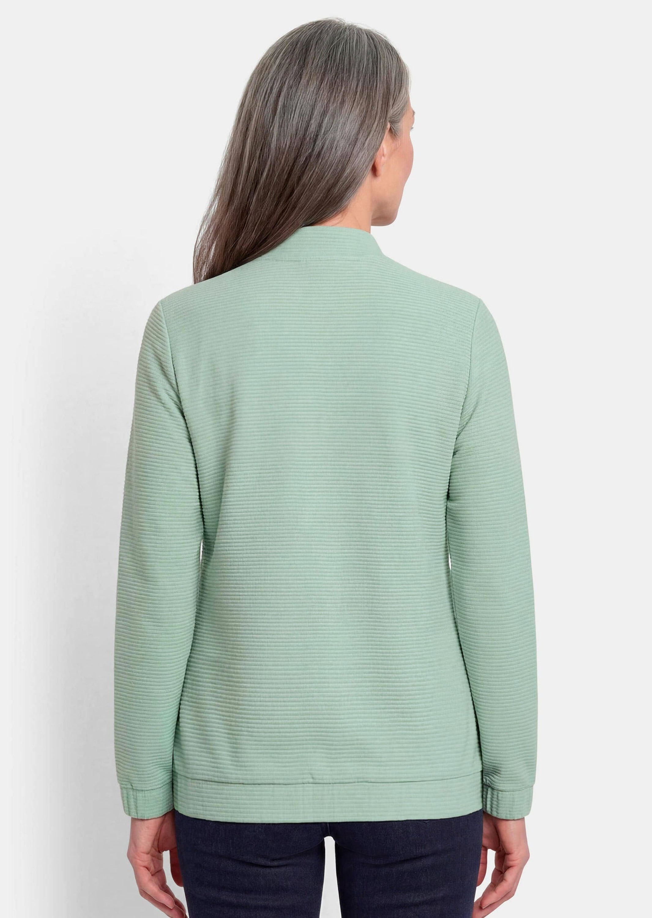 GOLDNER Kurzjacke »Jerseyjacke mit Ottomanstruktur« Taschen inn der Seitennaht