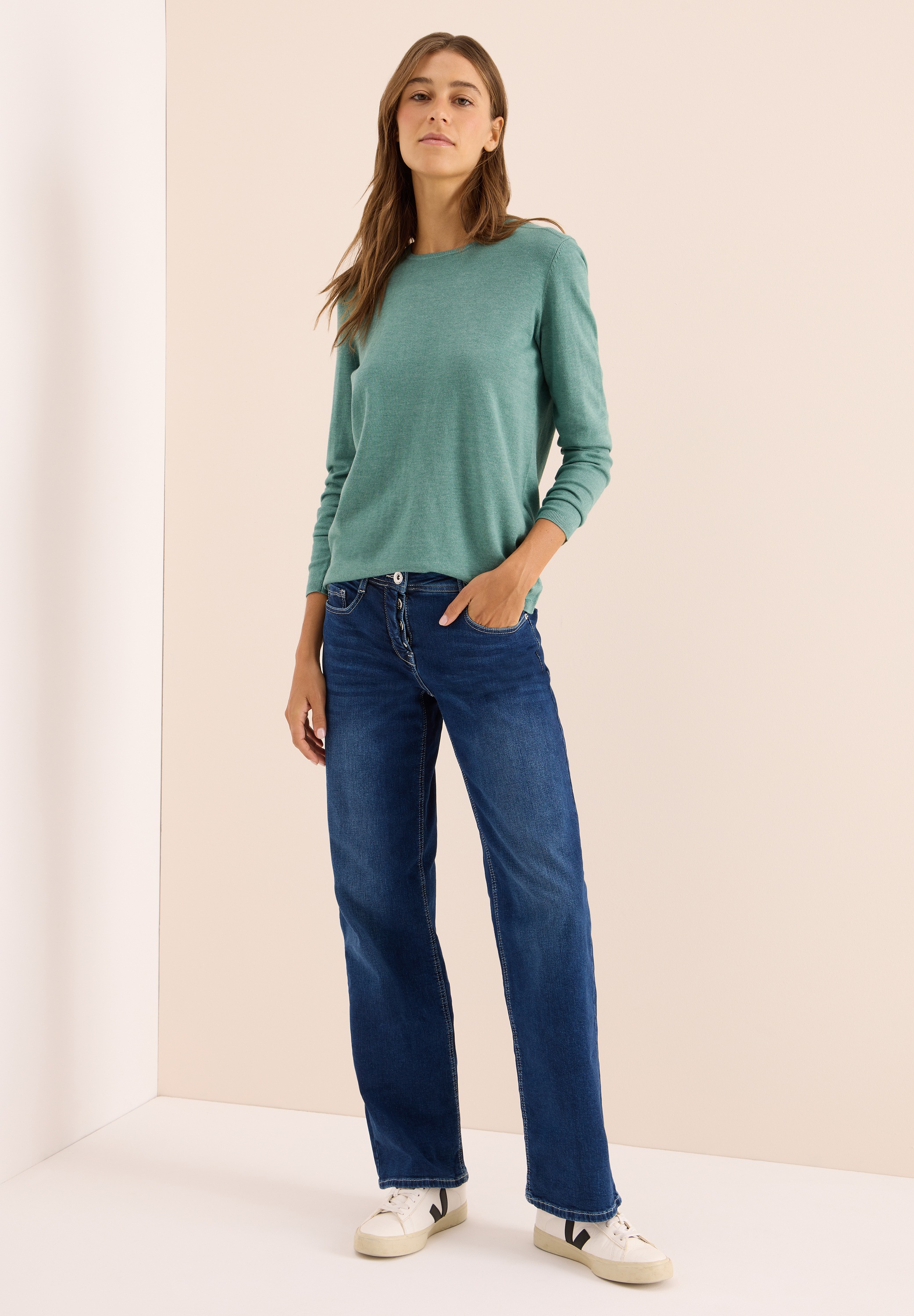 Cecil Strickpullover, mit Strick-Struktur