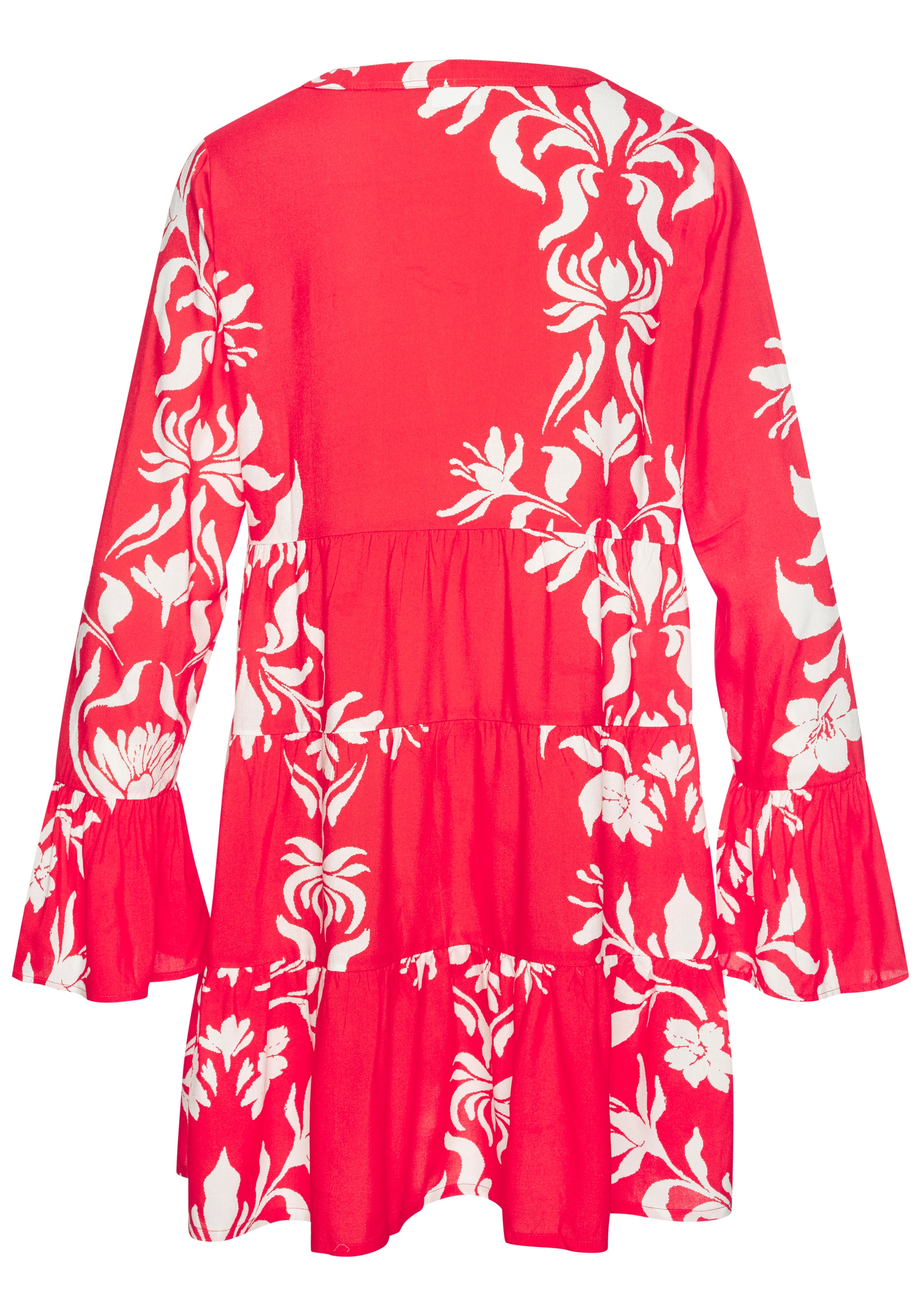 LASCANA Strandkleid mit Alloverdruck, Tunika, Blusenkleid, Strandmode günstig online kaufen