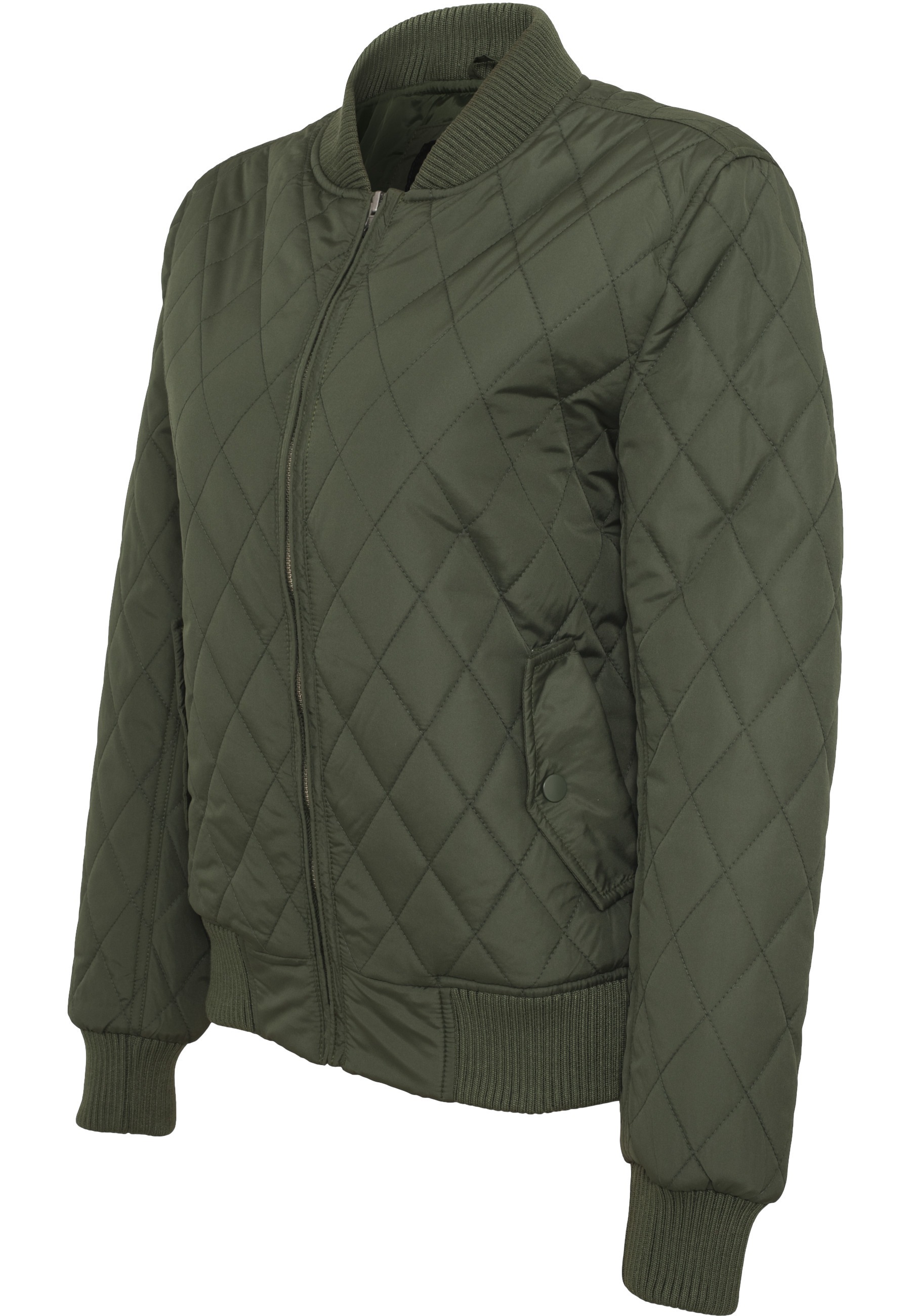 Thumbnail - URBAN CLASSICS Langmantel "Urban Classics Damen Ladies Diamond Quilt Nylon Jacket"