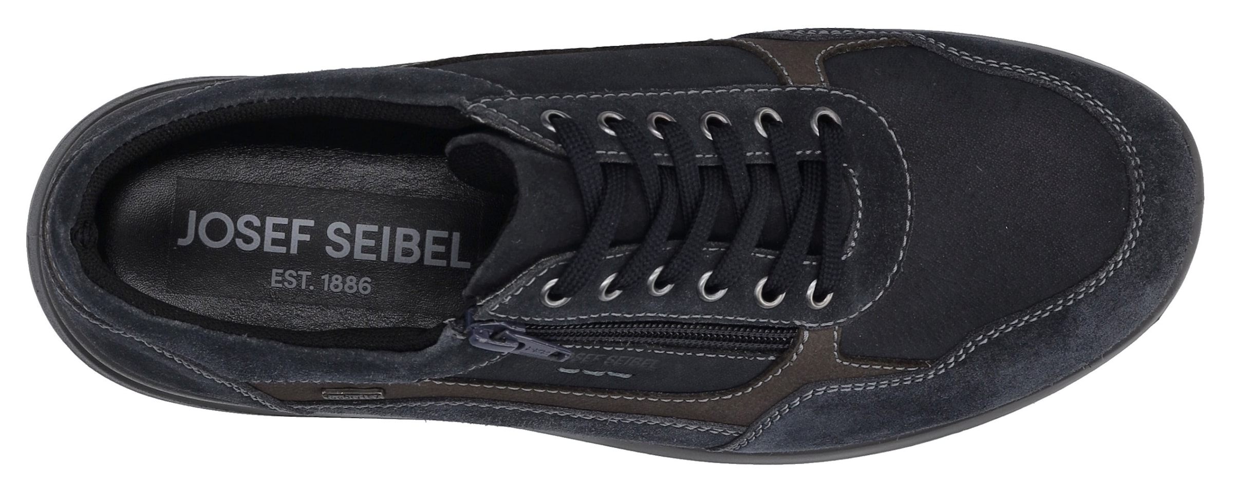 Josef Seibel Sneaker »Marley 50«, Schnürschuh, Komfortschuh mit zusätzlichem Reißverschluss