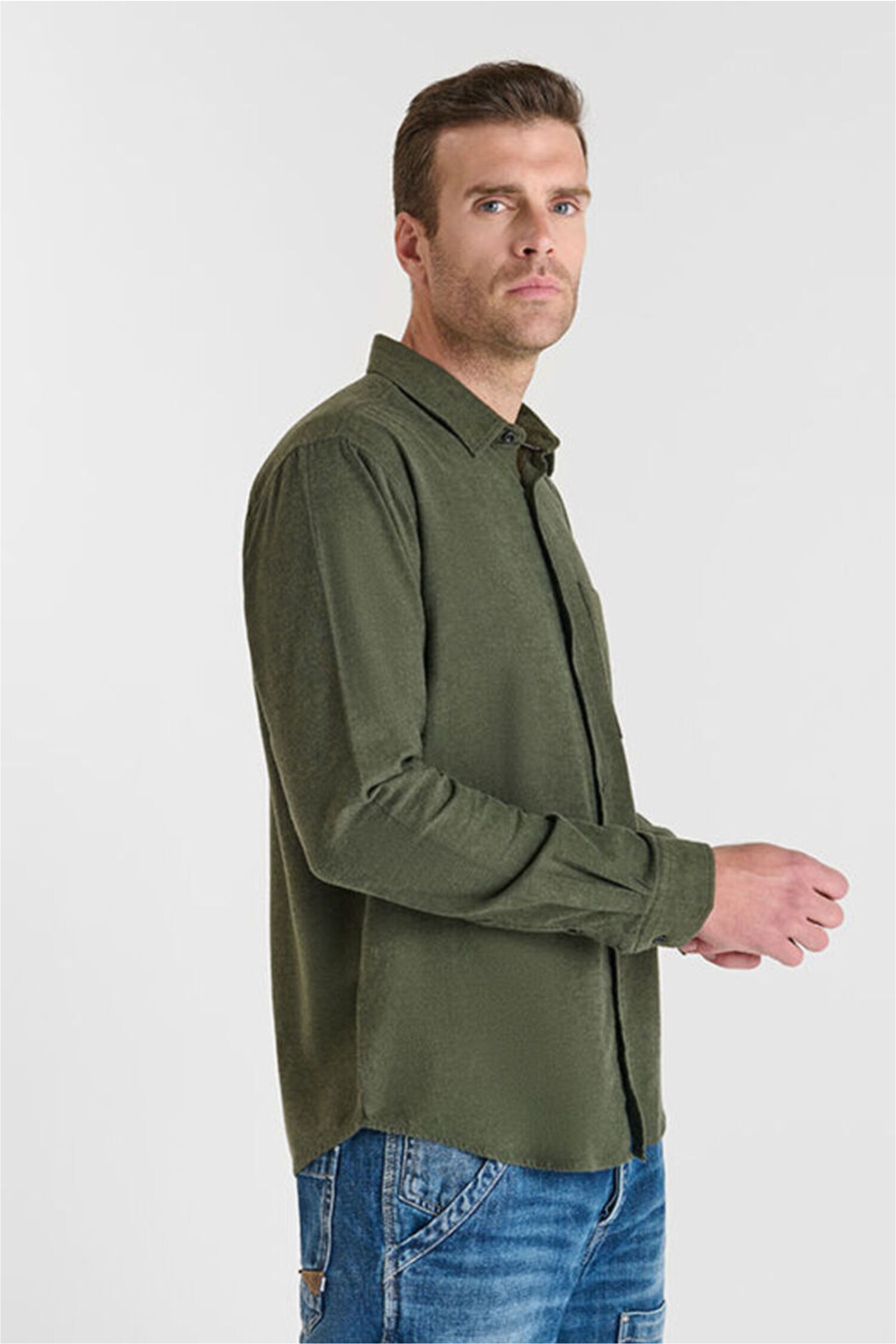 Le Temps Des Cerises Langarmhemd »DEBIN« 1 tlg. im klassischen Design