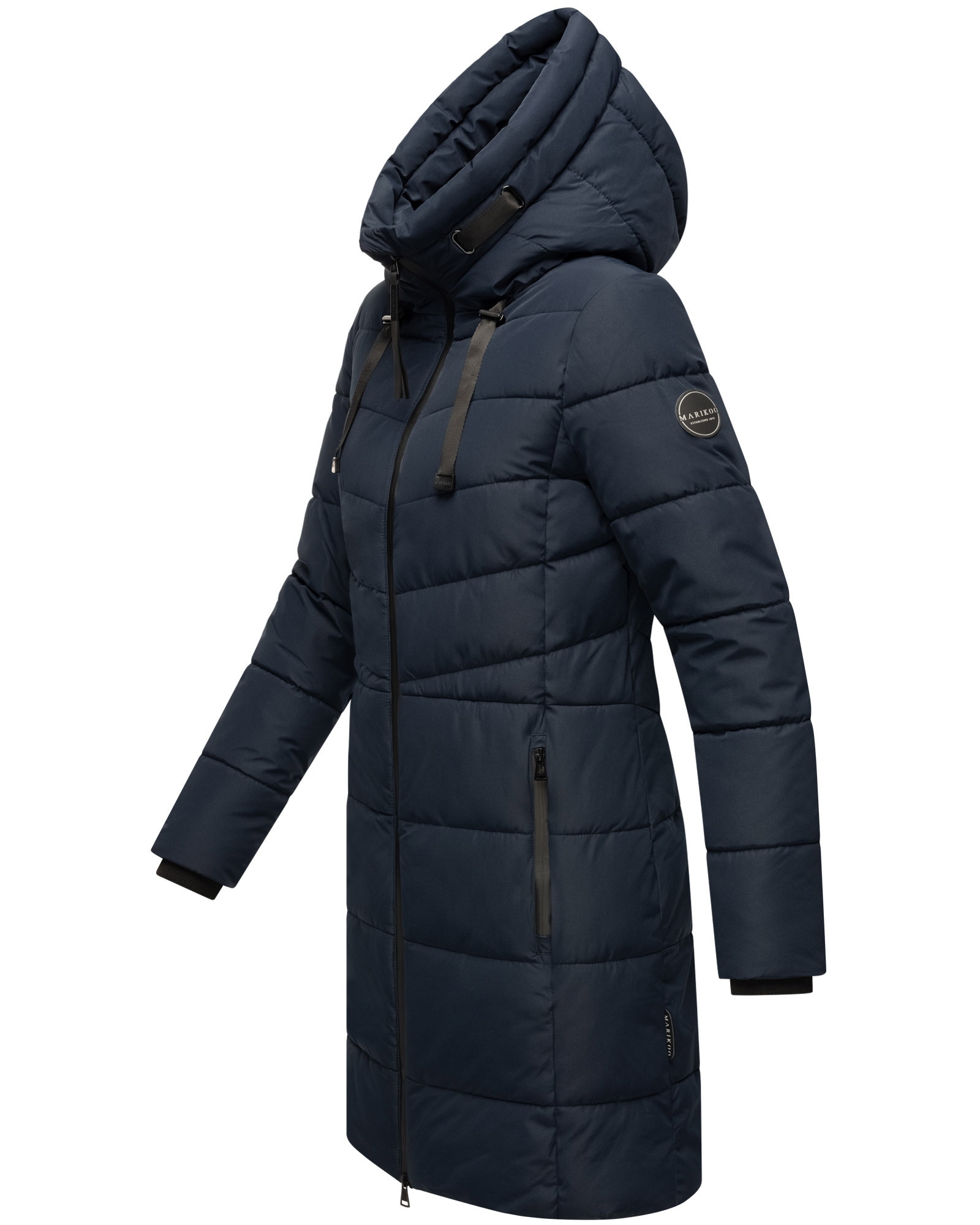 Marikoo Winterjacke »Natsukoo XVI«, Mantel großer bestellen BAUR für | Stepp mit Kapuze