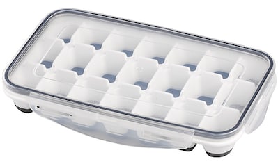 Eiswürfelform, (Set, 2 St.), inkl. transparentem Deckel, für bis zu 21 Eiswürfel