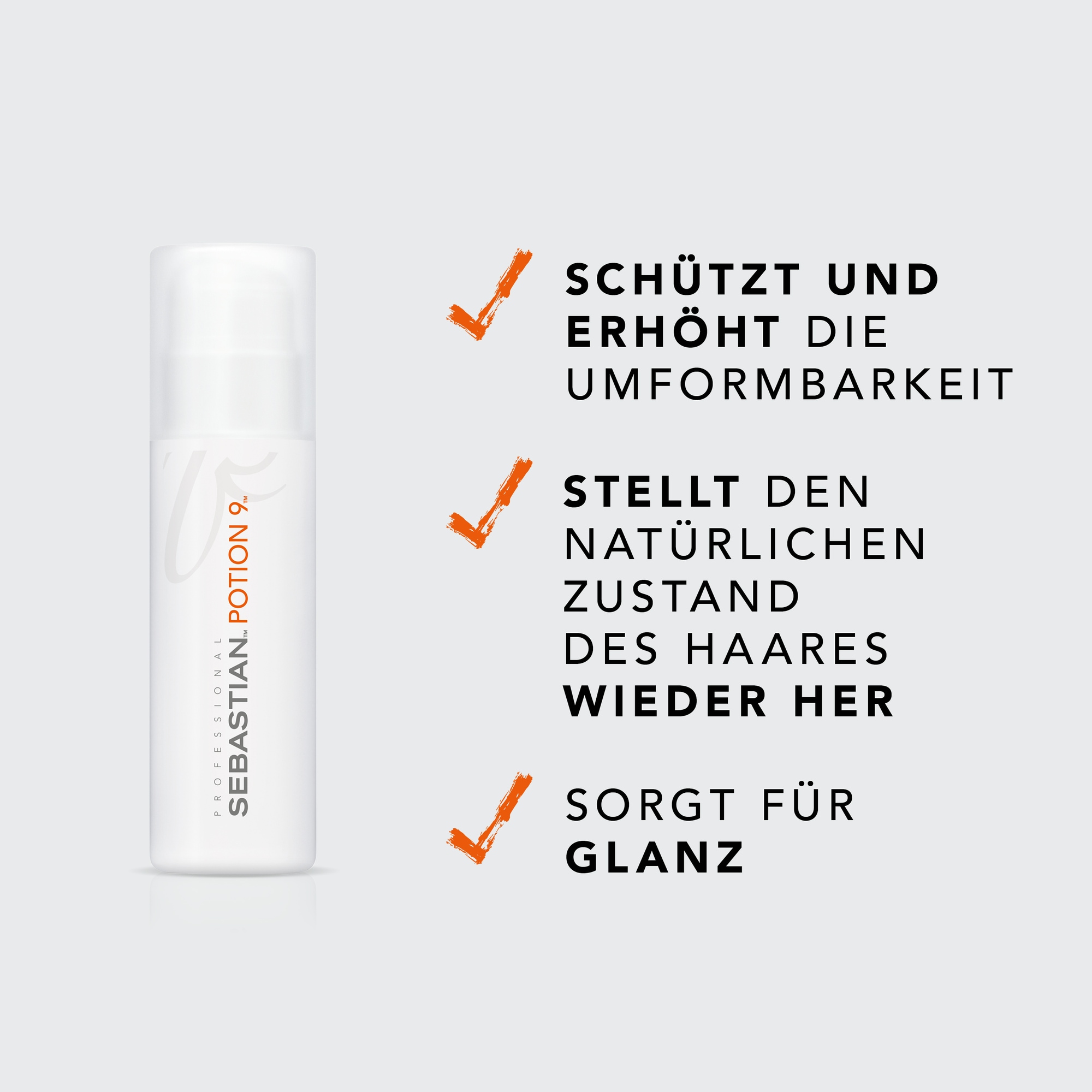 Sebastian Professional Haarcreme »POTION9« Leave-in, leichter Halt, pflegend