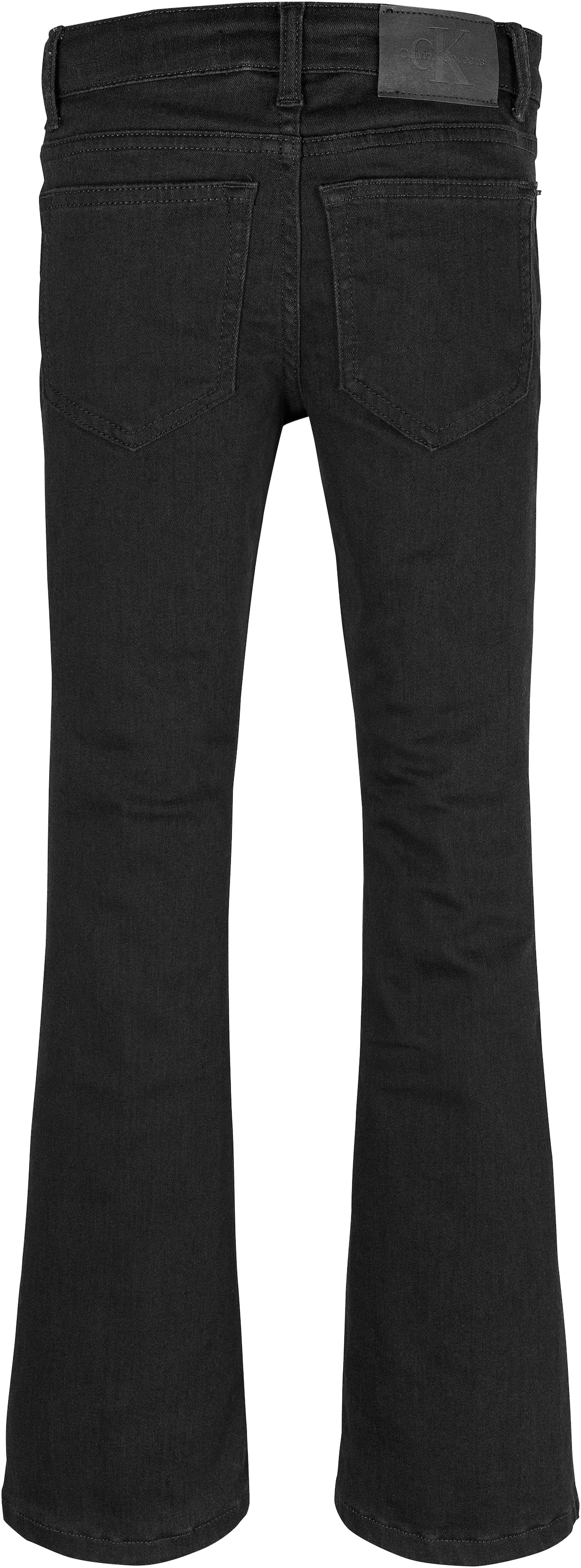 Calvin Klein Jeans Schlagjeans »Mr Flare Ess Black Str Denim«, für Kinder bis 16 Jahre und mit Logopatch