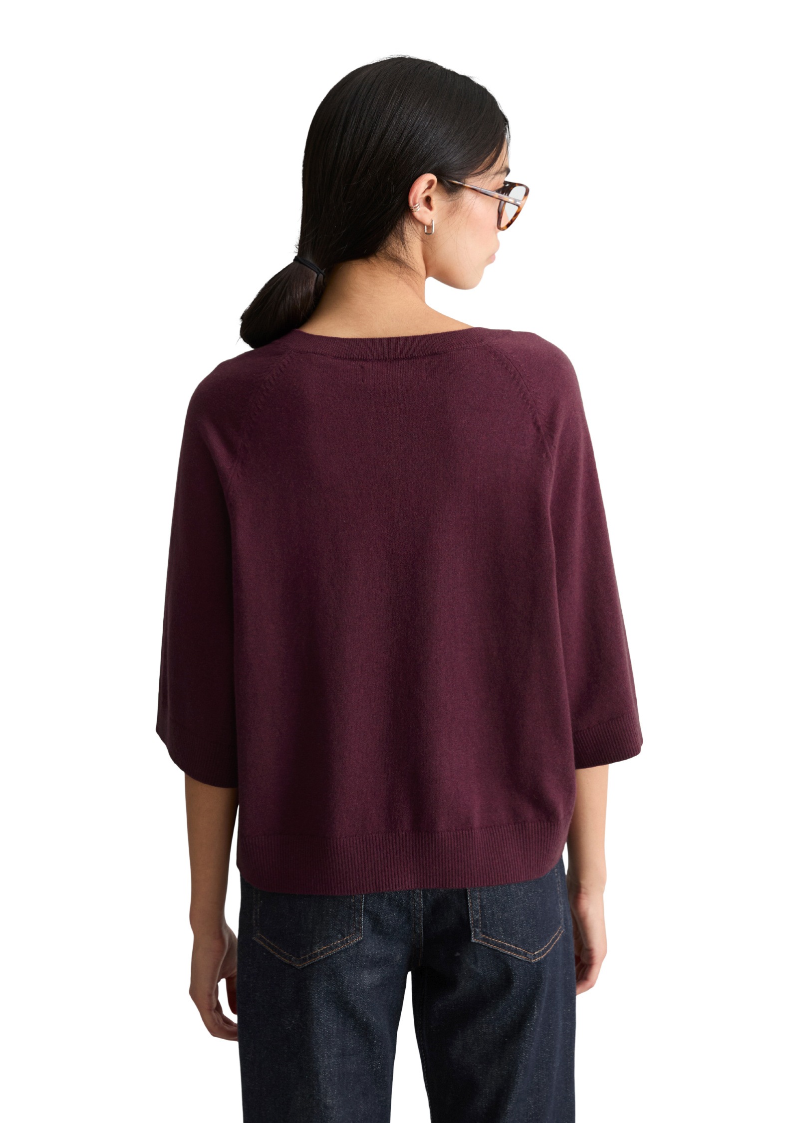 Marc O'Polo DENIM Strickpullover »aus Soft Cotton Stretch«