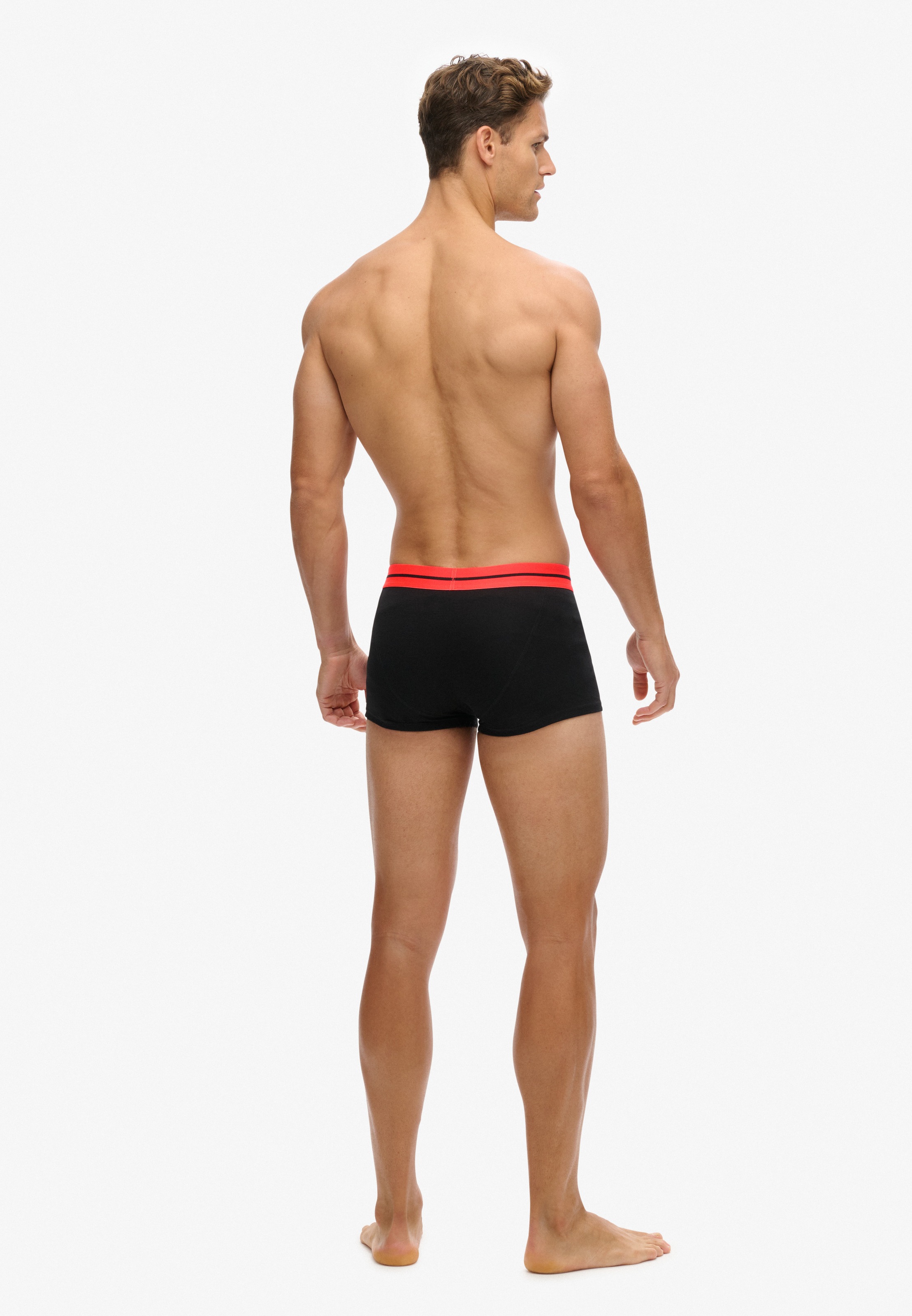Superdry Boxershorts »TRUNK TRIPLE PACK« Packung, 3 Stk. aus Baumwollmischung mit Jersey, eng anliegende Passform, pflegeleicht