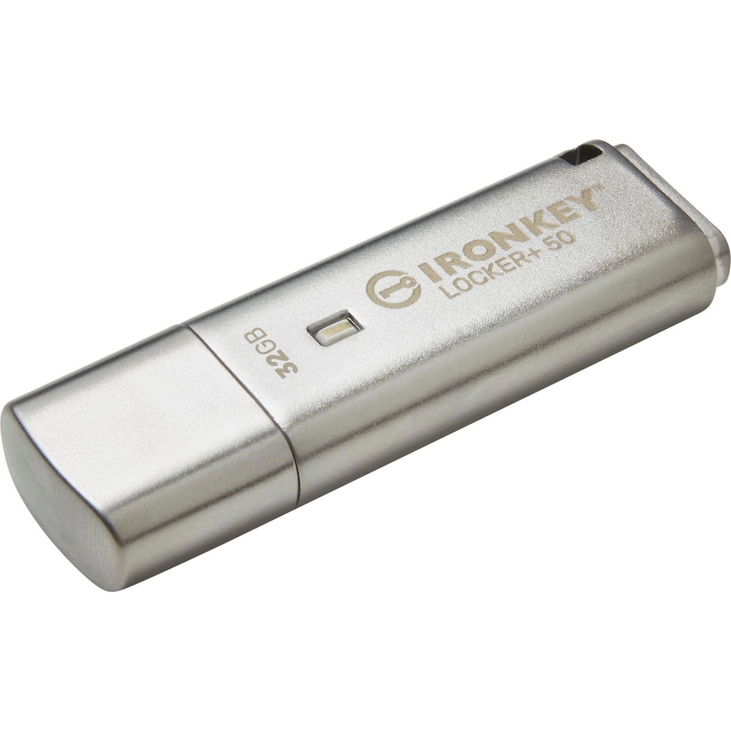 Kingston USB-Stick »IRONKEY LOCKER+ 50 32GB«, (USB 3.2 Lesegeschwindigkeit 145 MB/s)