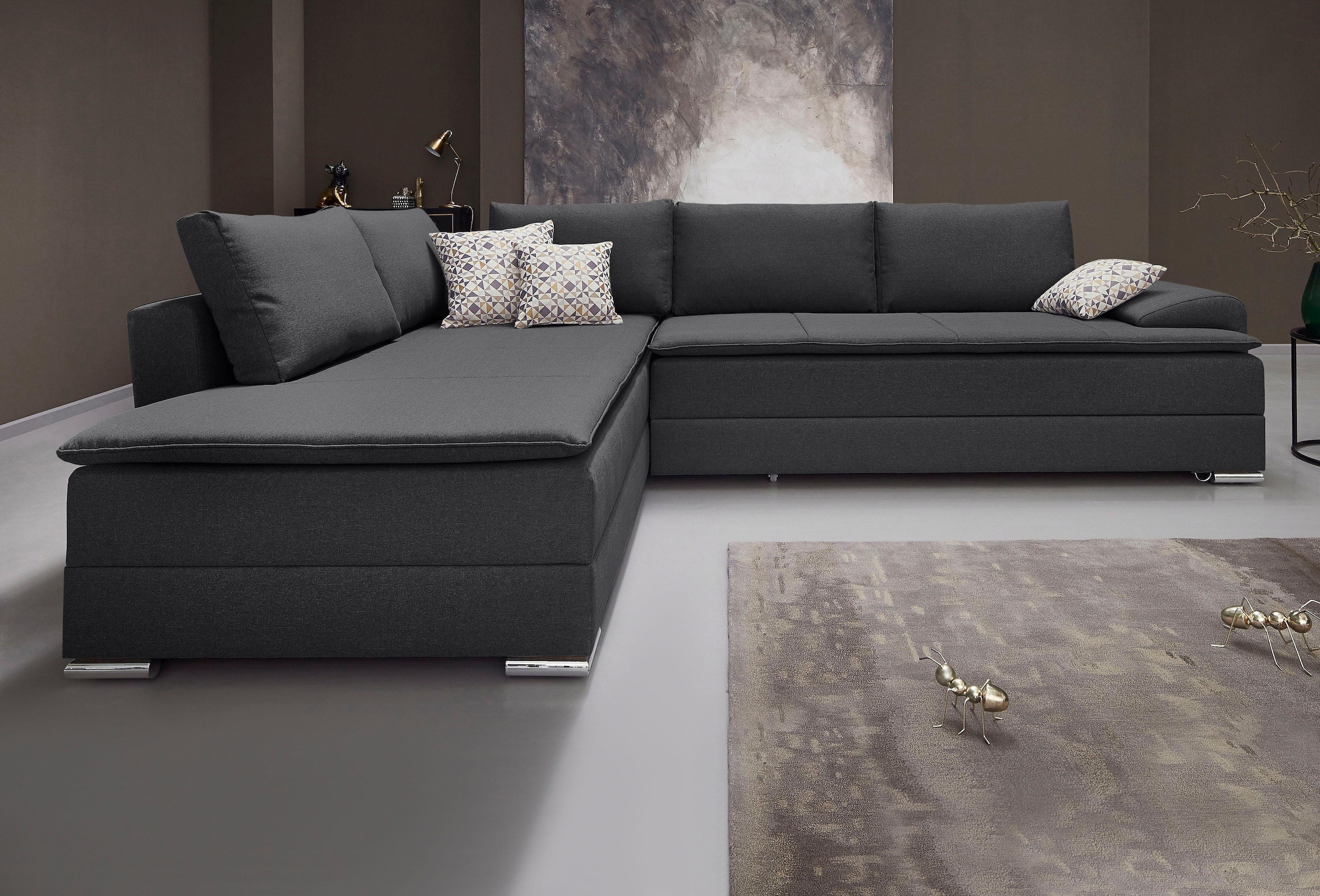Home affaire Ecksofa "Night & Day L-Form, B: 324 cm, mit Dauer-Schlaffunkti günstig online kaufen