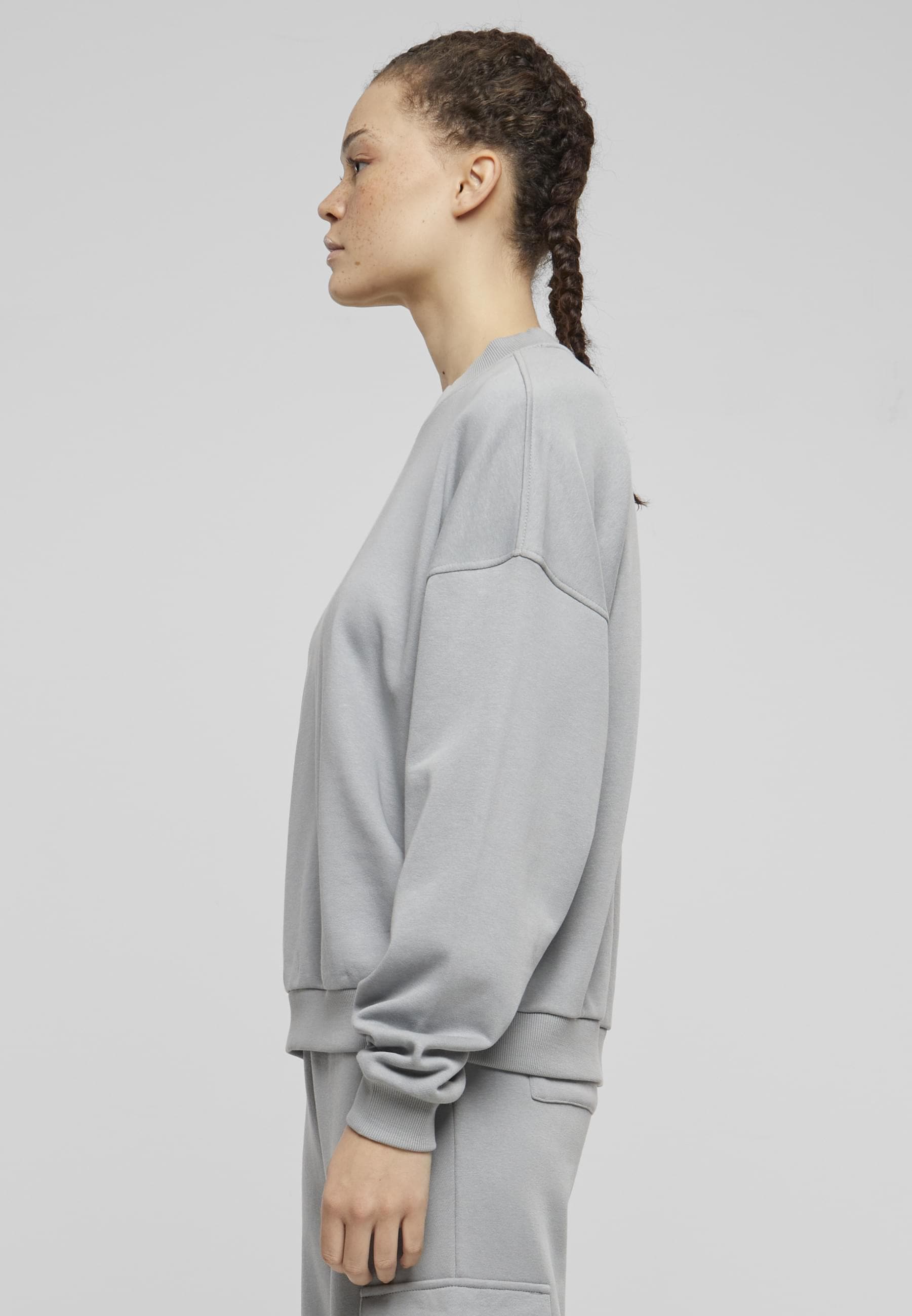 URBAN CLASSICS Sweater »Urban Classics Damen Ladies Oversized Light Terry Crewneck«