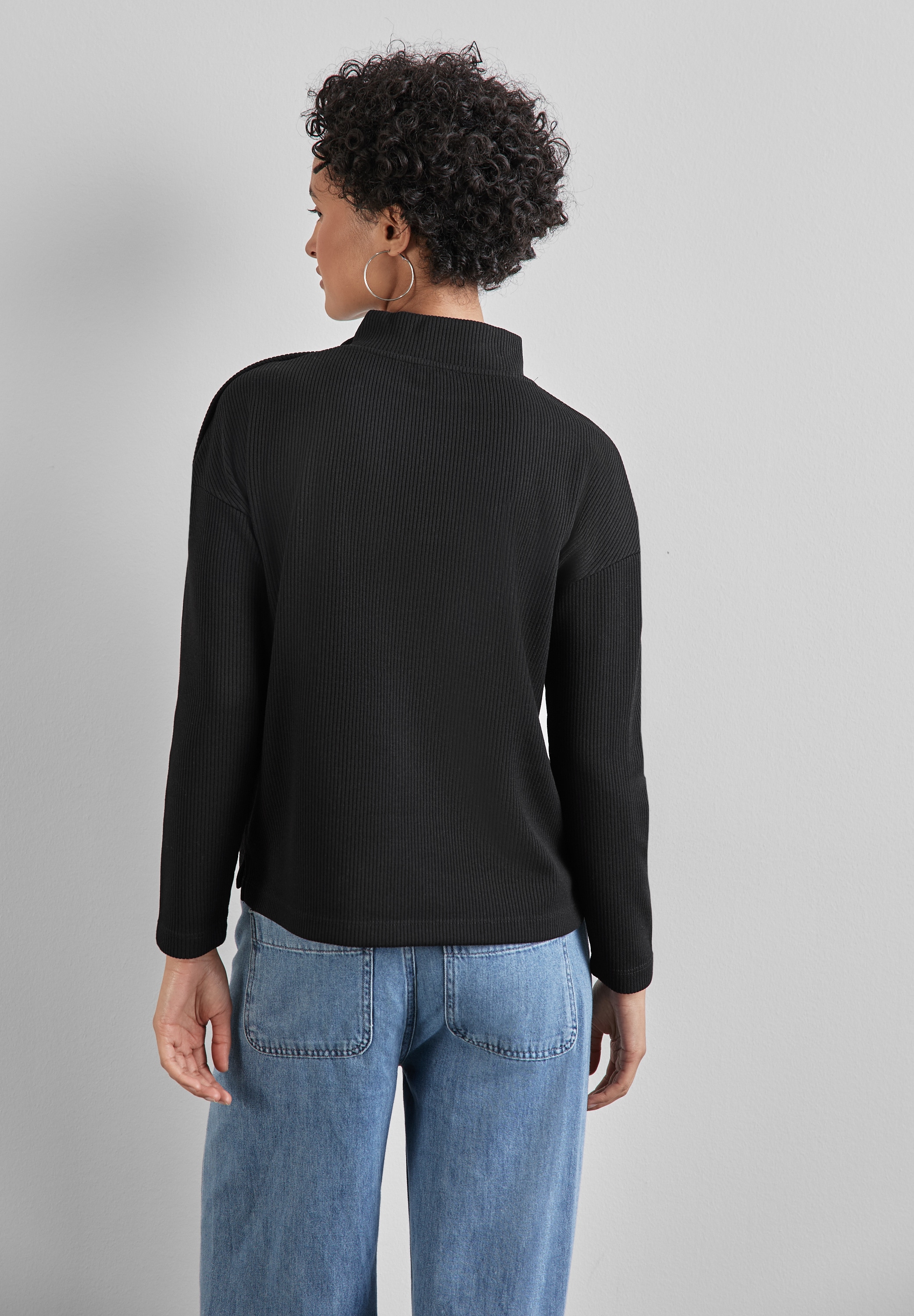 STREET ONE Langarmshirt, mit Turtleneck