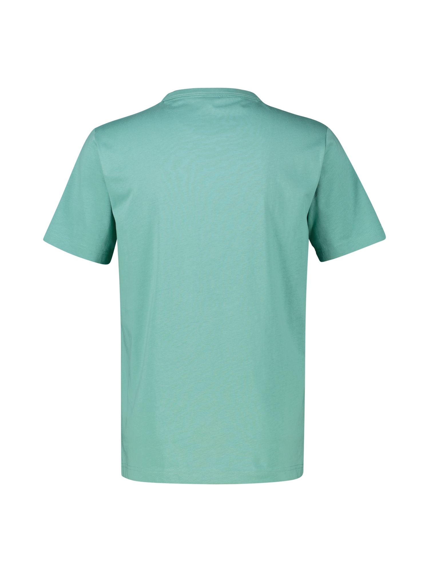LERROS T-Shirt »LERROS Unifarbenes T-Shirt mit Brustprint«